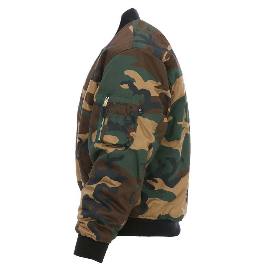 Fostex Garments 3XL vintage woodland camo MA-1 Size US XXL / EU 58 / 5 - 2 Thumbnail