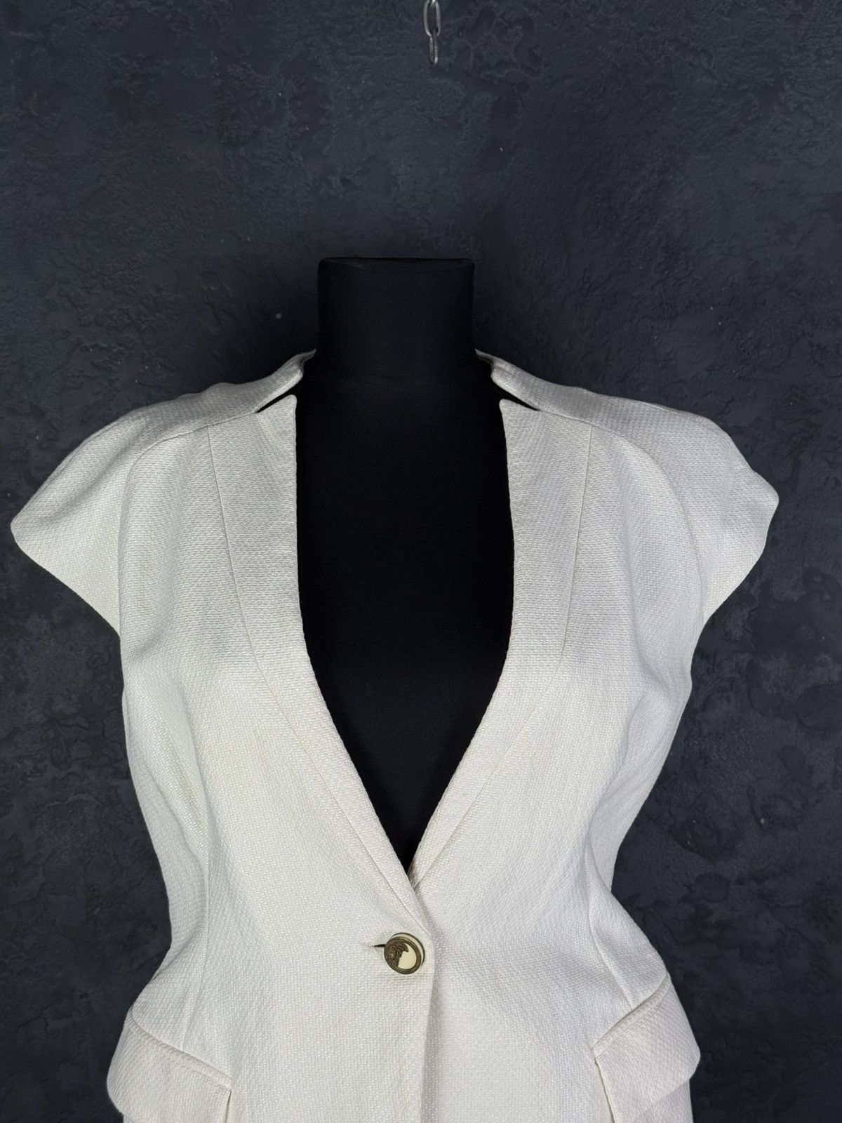 Versace Gianni Versace Beige Women’s Vest Designer Size 44 Size M / US 6-8 / IT 42-44 - 3 Thumbnail