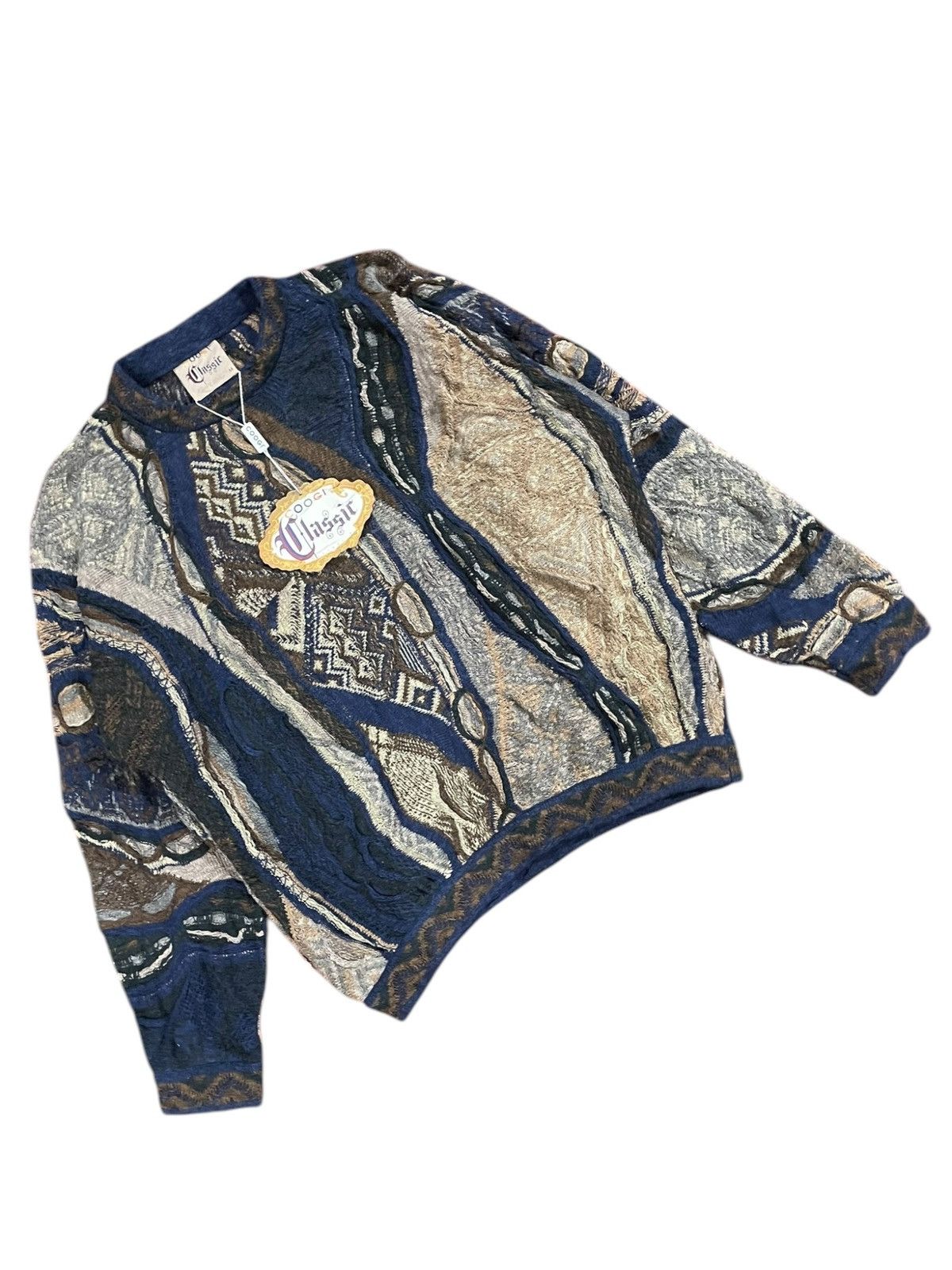 Coogi NOS 1990s COOGI Airforce Nomad Crew Multicoloured Knitwear Size US M / EU 48-50 / 2 - 3 Thumbnail