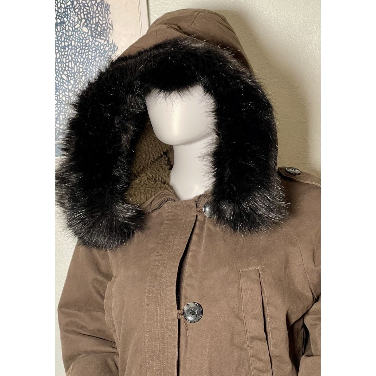Michael Kors MICHAEL Michael KORS Heavy Jacket with Faux Fur Hood- Medium Size M / US 6-8 / IT 42-44 - 4 Thumbnail