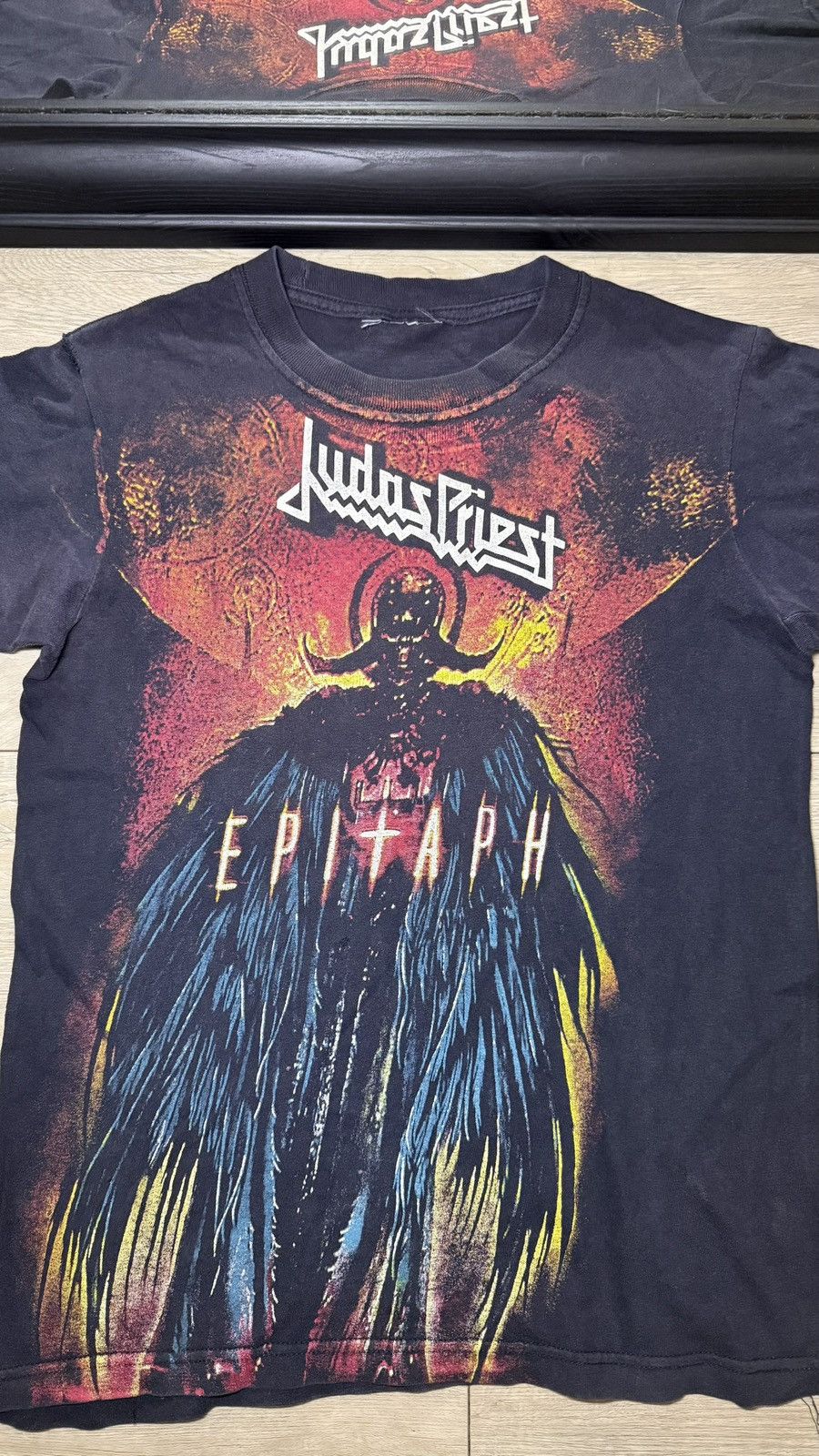 Giant Y2K 2000s Judas Priest “Epitaph Jumbo” Tour All Over Print S Size US S / EU 44-46 / 1 - 3 Thumbnail