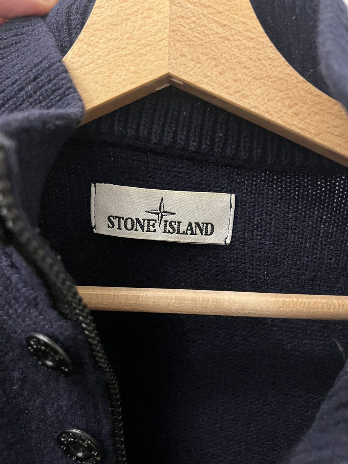 Stone Island Stone Island Wool Knit 1/4 Zip Pullover Size US L / EU 52-54 / 3 - 4 Thumbnail