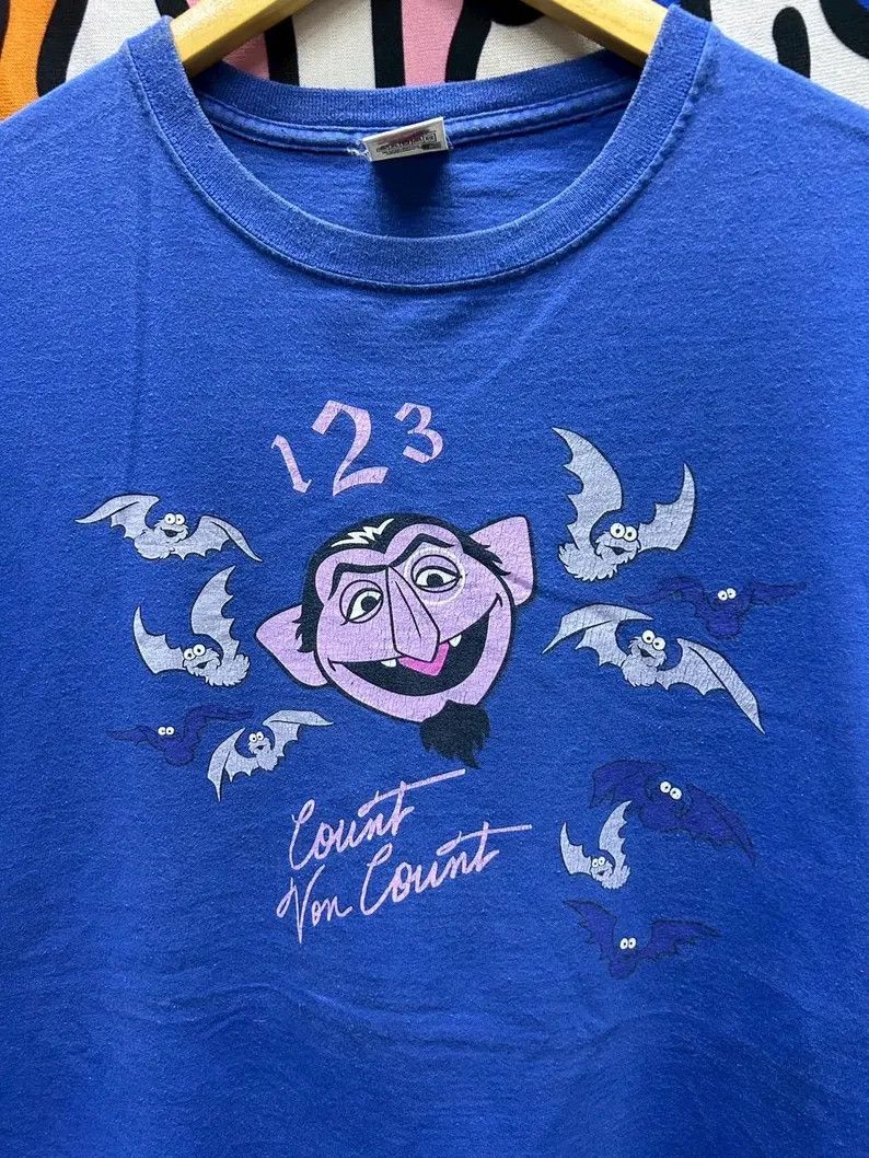 Vintage Vintage 2000s Oscar Sesame Street tshirt size L Size US L / EU 52-54 / 3 - 3 Thumbnail