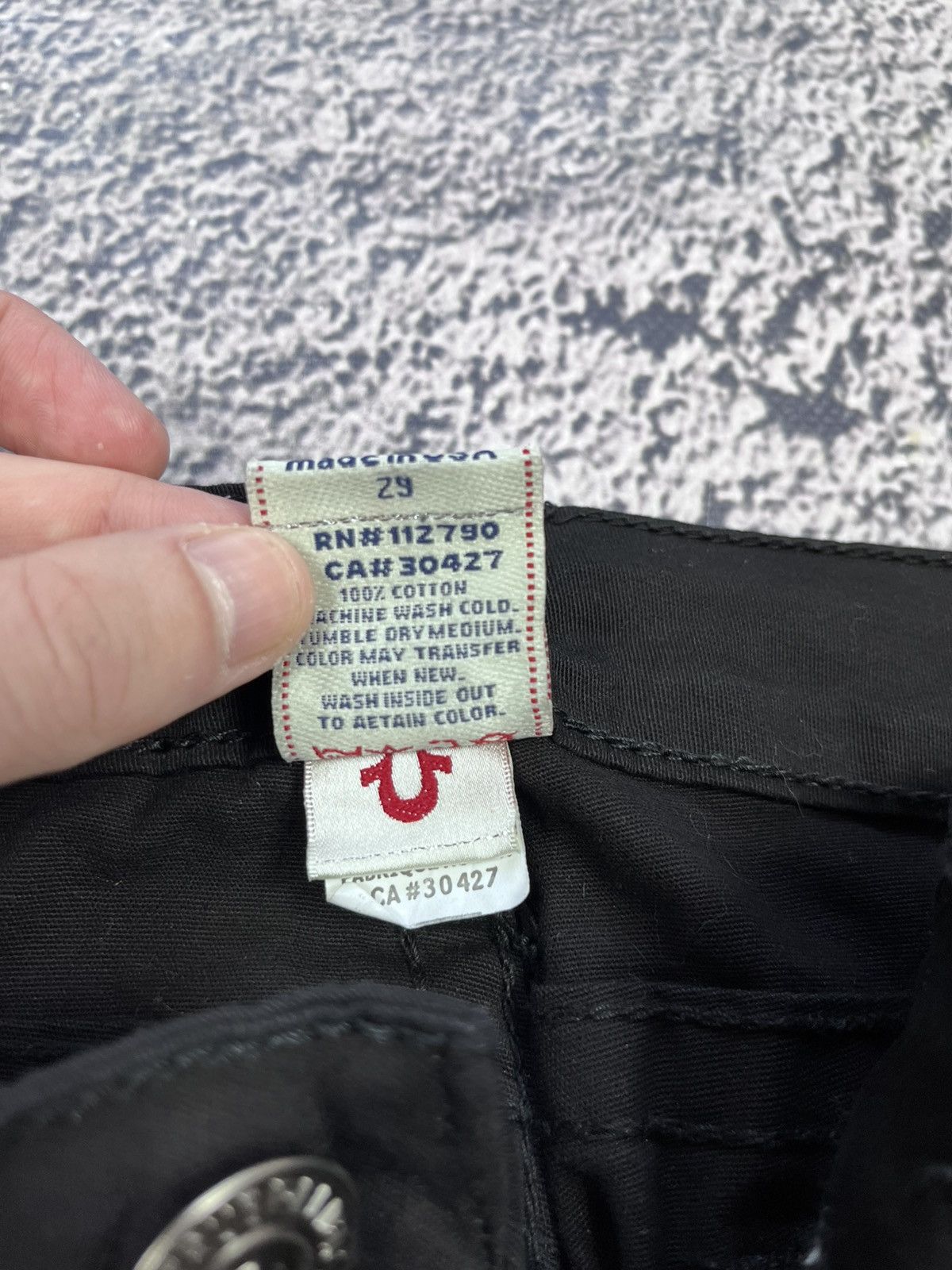 True Religion Vintage Y2K True Religion streetwear skate punk jeans Size 29" - 6 Thumbnail