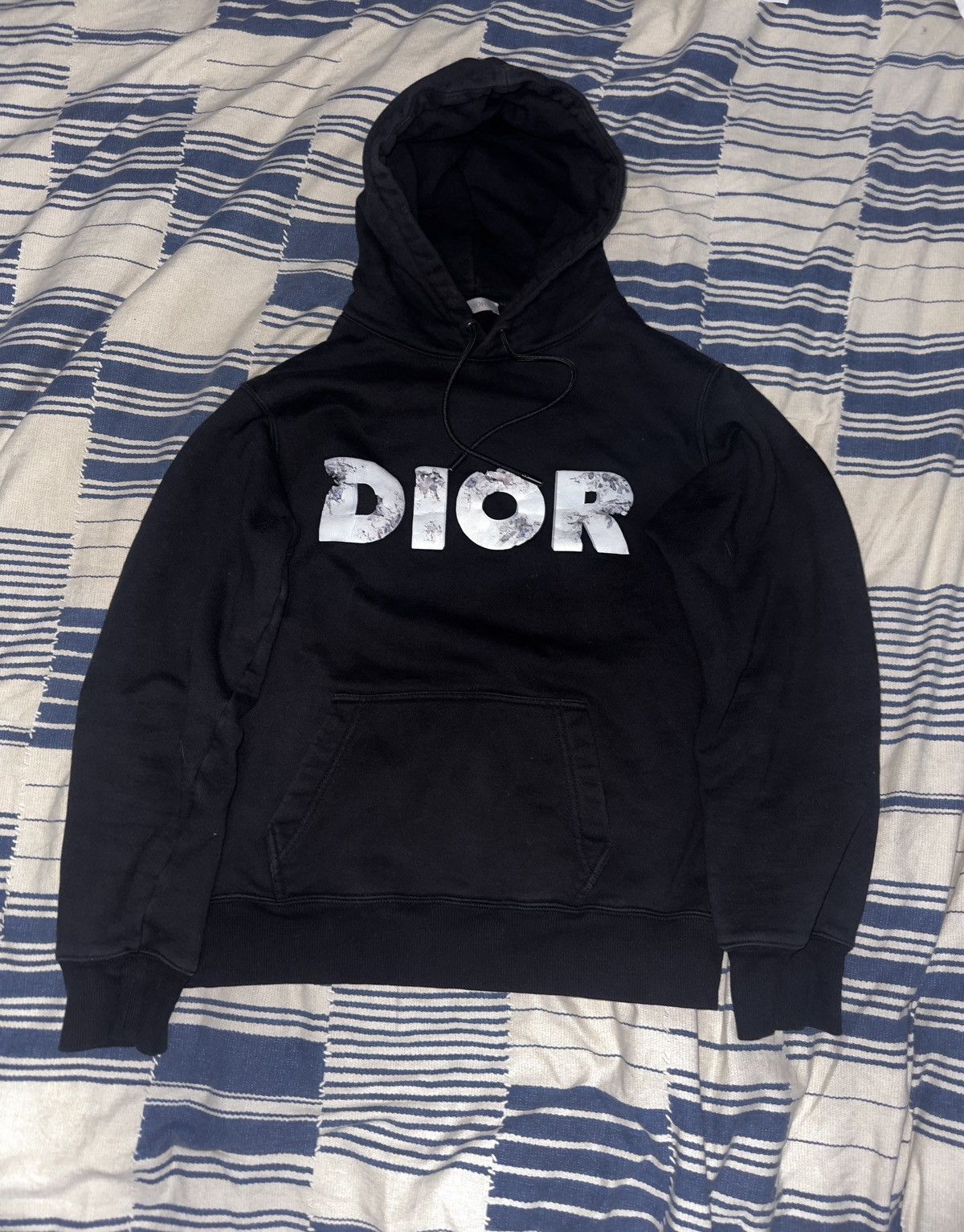 image of Dior Daniel Arsham Hoodie in Black, Men's (Size Small)