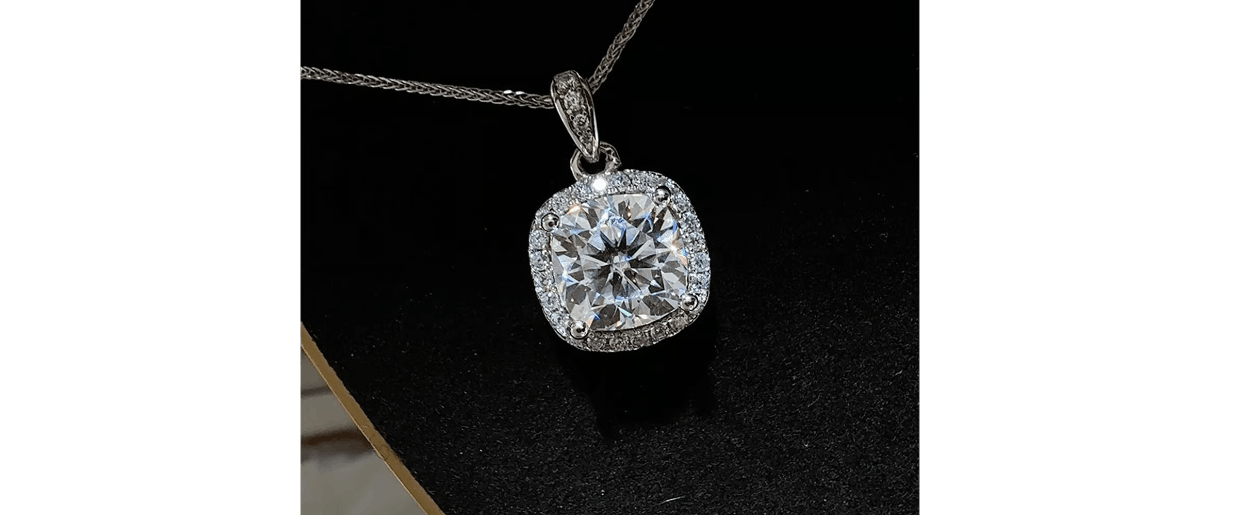 Other 5 Carat Moissanite 925 Sterling Silver Necklace Size ONE SIZE - 3 Thumbnail