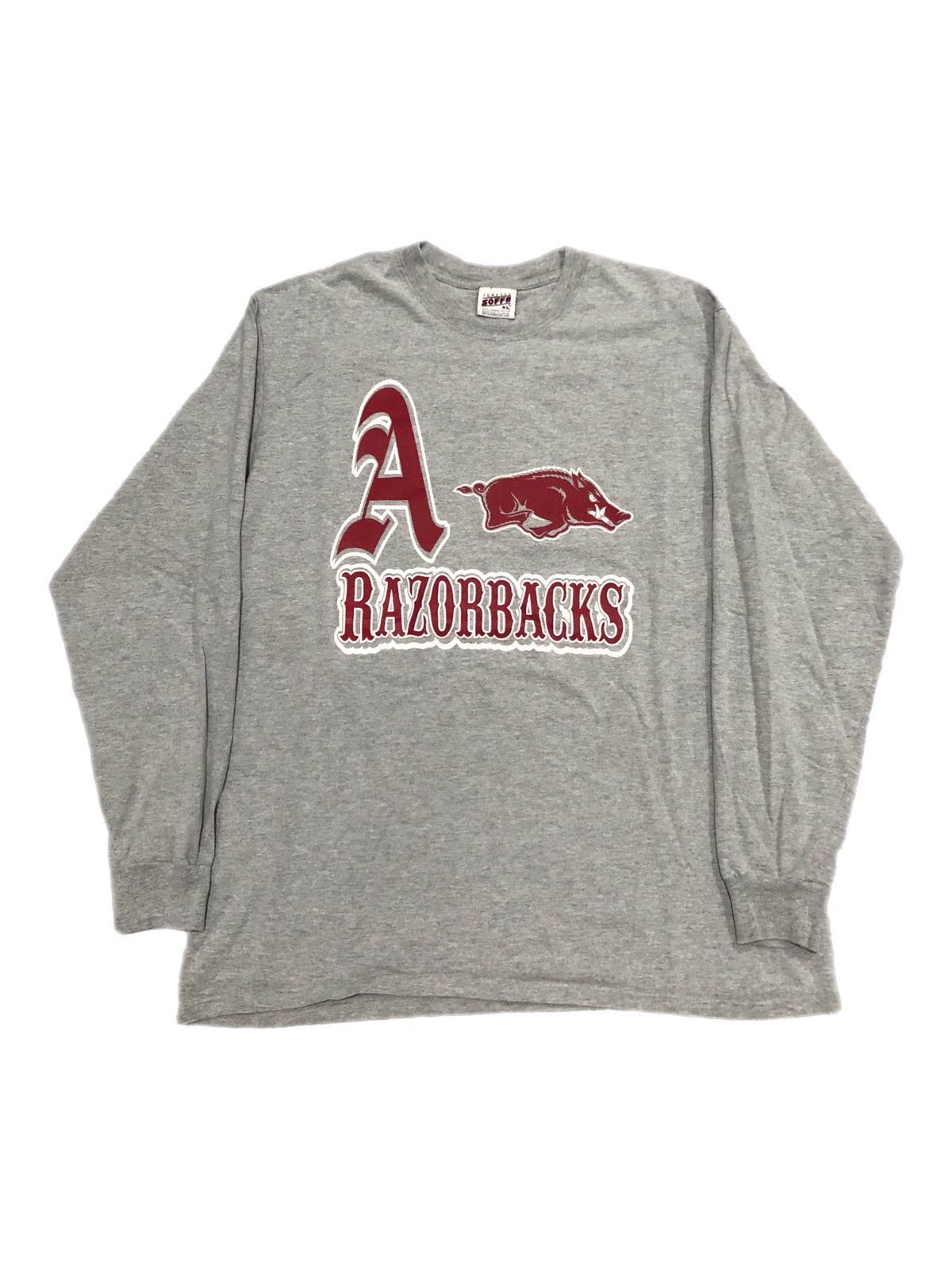 Vintage Vtg 90s Arkansas Razorbacks Western Script Long Sleeve Size US XL / EU 56 / 4 - 1 Thumbnail