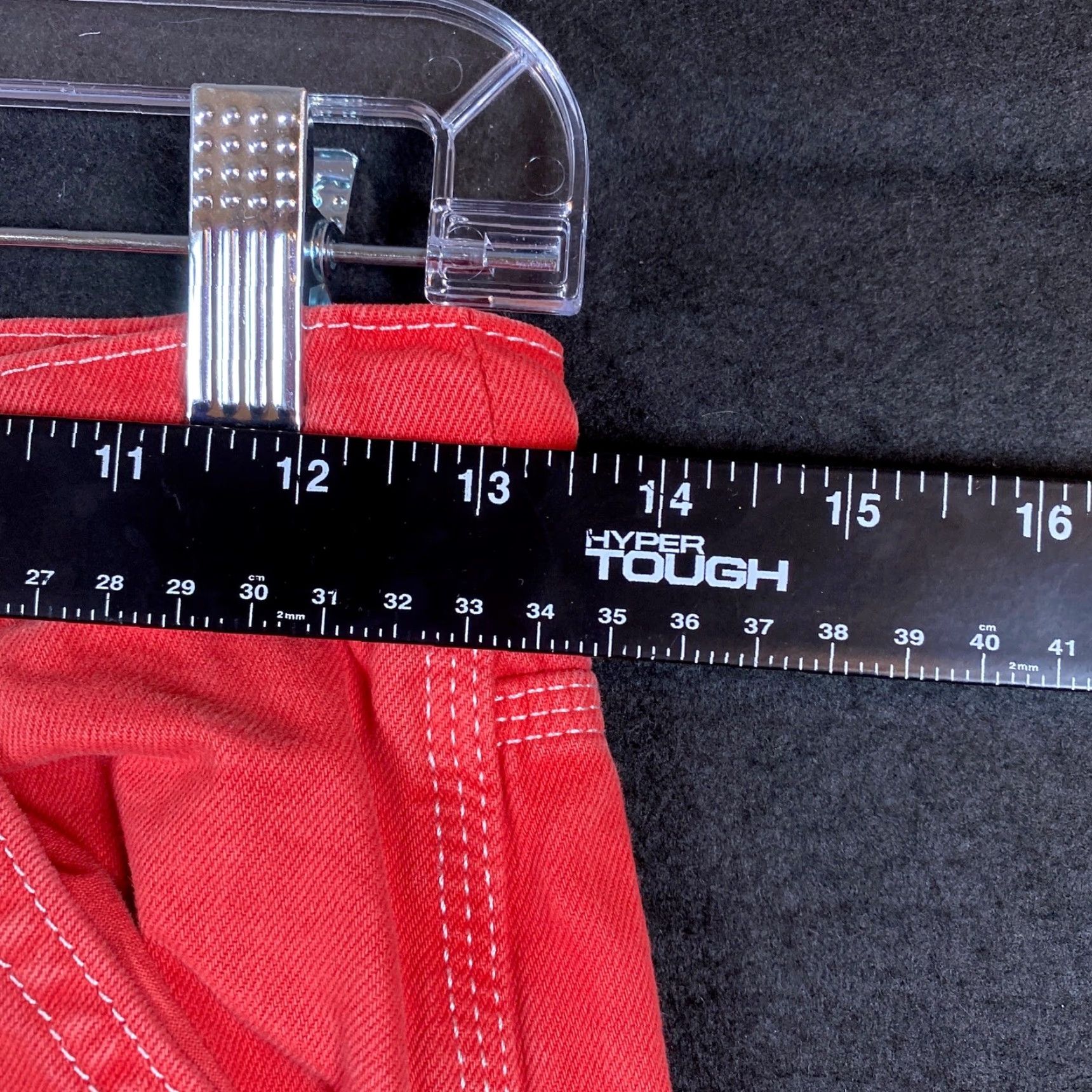 Bdg BDG Jeans Women Red Pink Cropped High Rise Cargo Straight Leg Stretch W25 Size 42" / US 20 - 6 Thumbnail