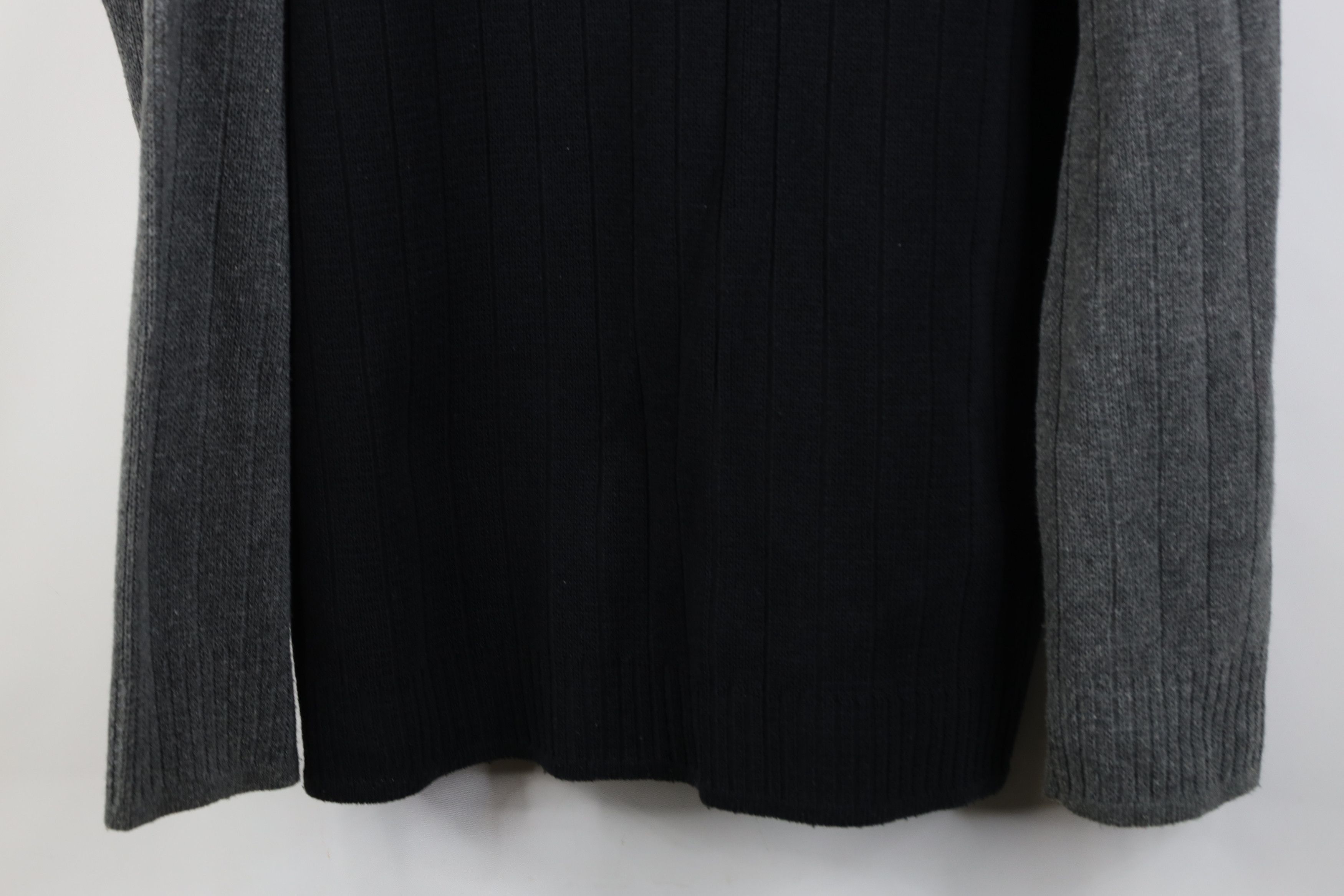 Vintage Vintage 90s Streetwear Heavy Ribbed Knit V-Neck Sweater Size US XL / EU 56 / 4 - 3 Thumbnail