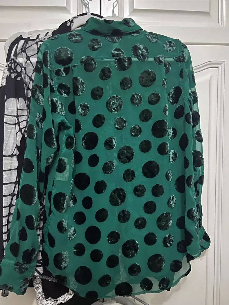 Comme des Garcons Comme Des Garcons Malachite Green Shirt Size S / US 4 / IT 40 - 2 Thumbnail