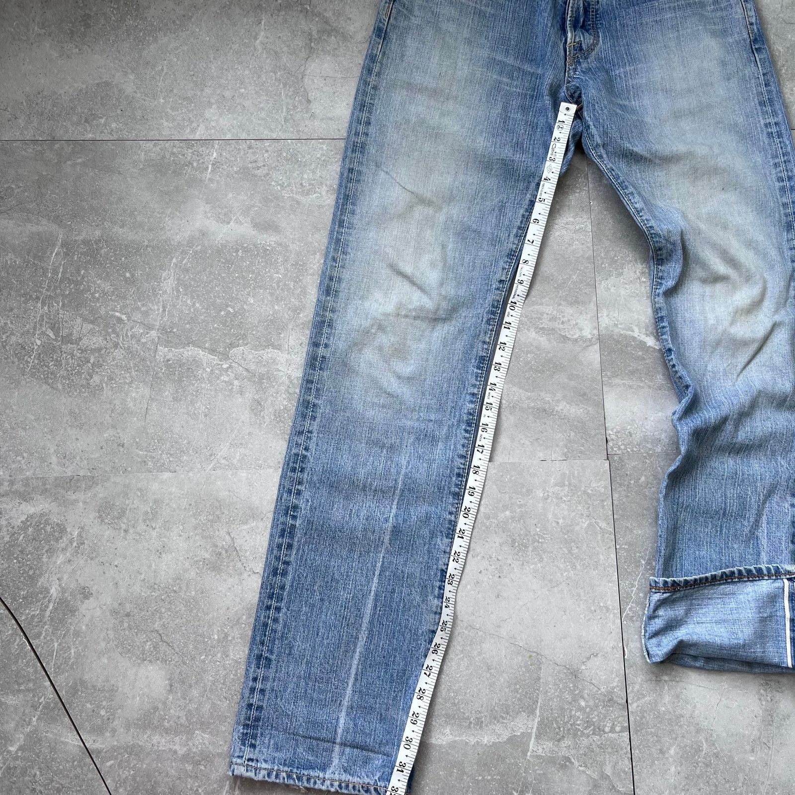 Edwin Edwin Selvedge Jeans – Light Wash – 28x33 – Japanese Denim Size US 28 / EU 44 - 5 Thumbnail