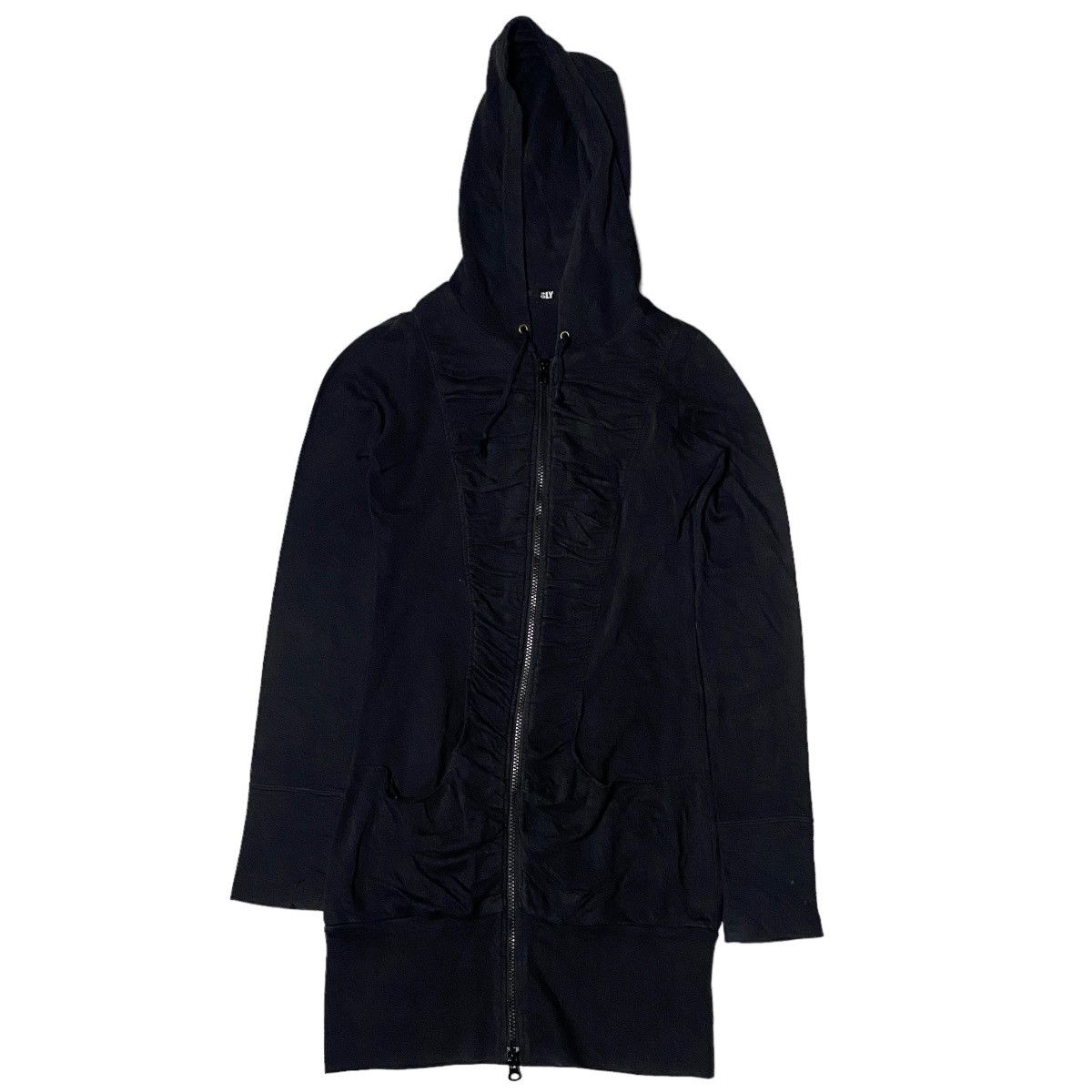 image of If Six Was Nine x Le Grande Bleu L G B 2000's Sly Abstract Craig Morrison Style Hoodie in Black (Si