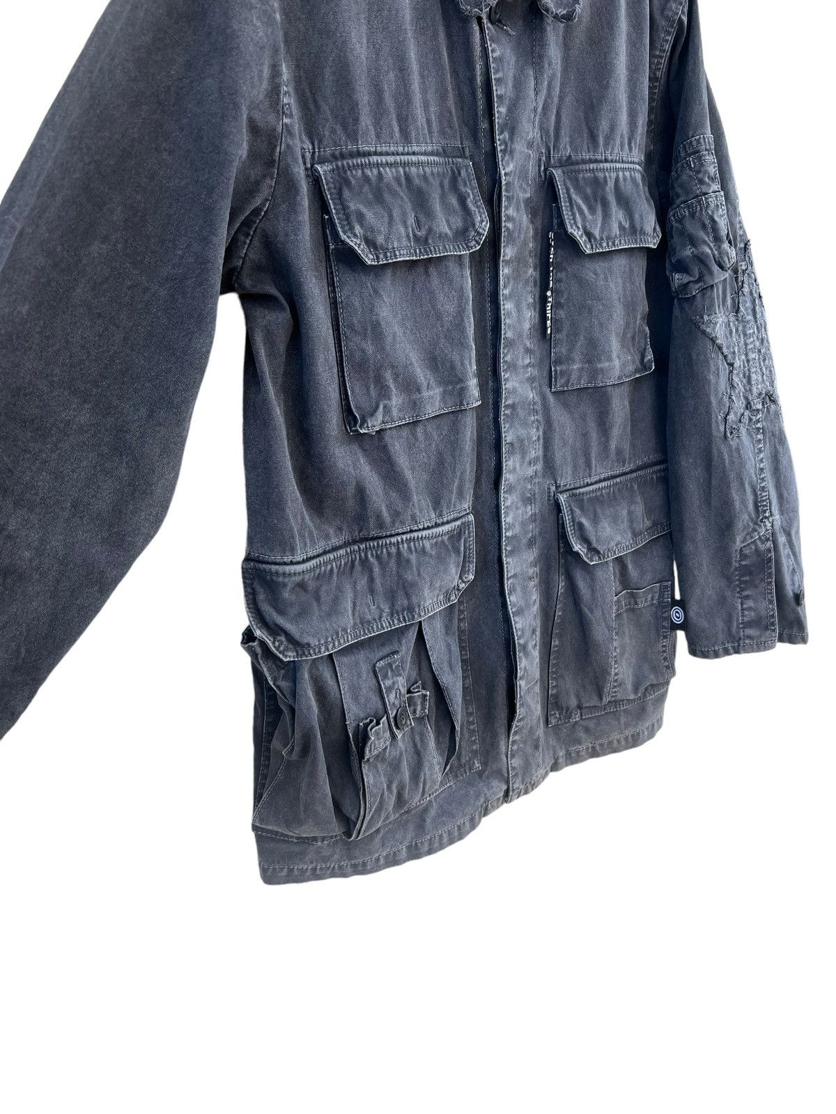 OVER THE STRiPES Vintage OverTheStripes Japan Ozzy Artwork Fade Black Jacket Size US L / EU 52-54 / 3 - 11 Thumbnail