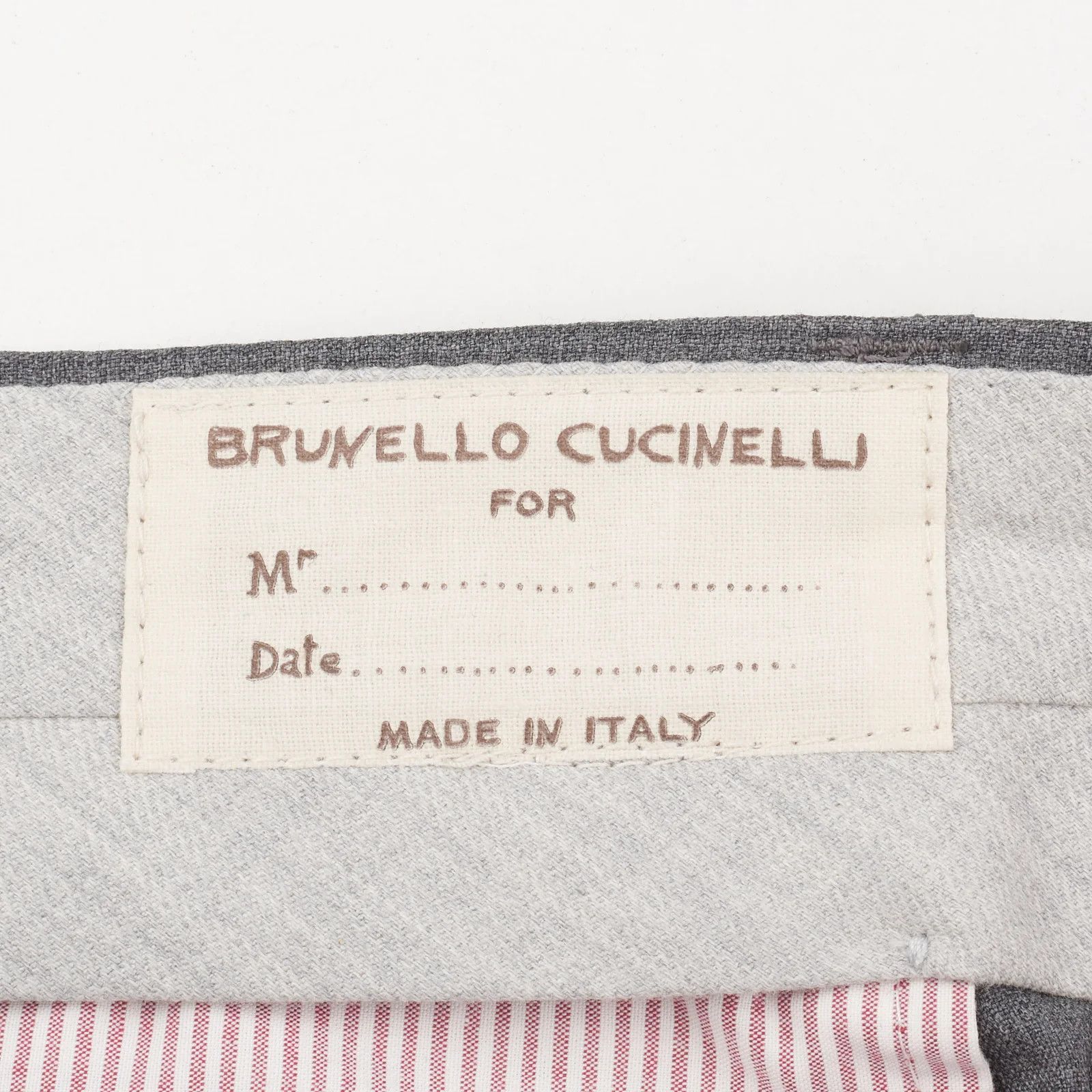 Brunello Cucinelli BRUNELLO CUCINELLI Gray Wool Cargo Slim Fit Pants Size US 34 / EU 50 - 5 Thumbnail