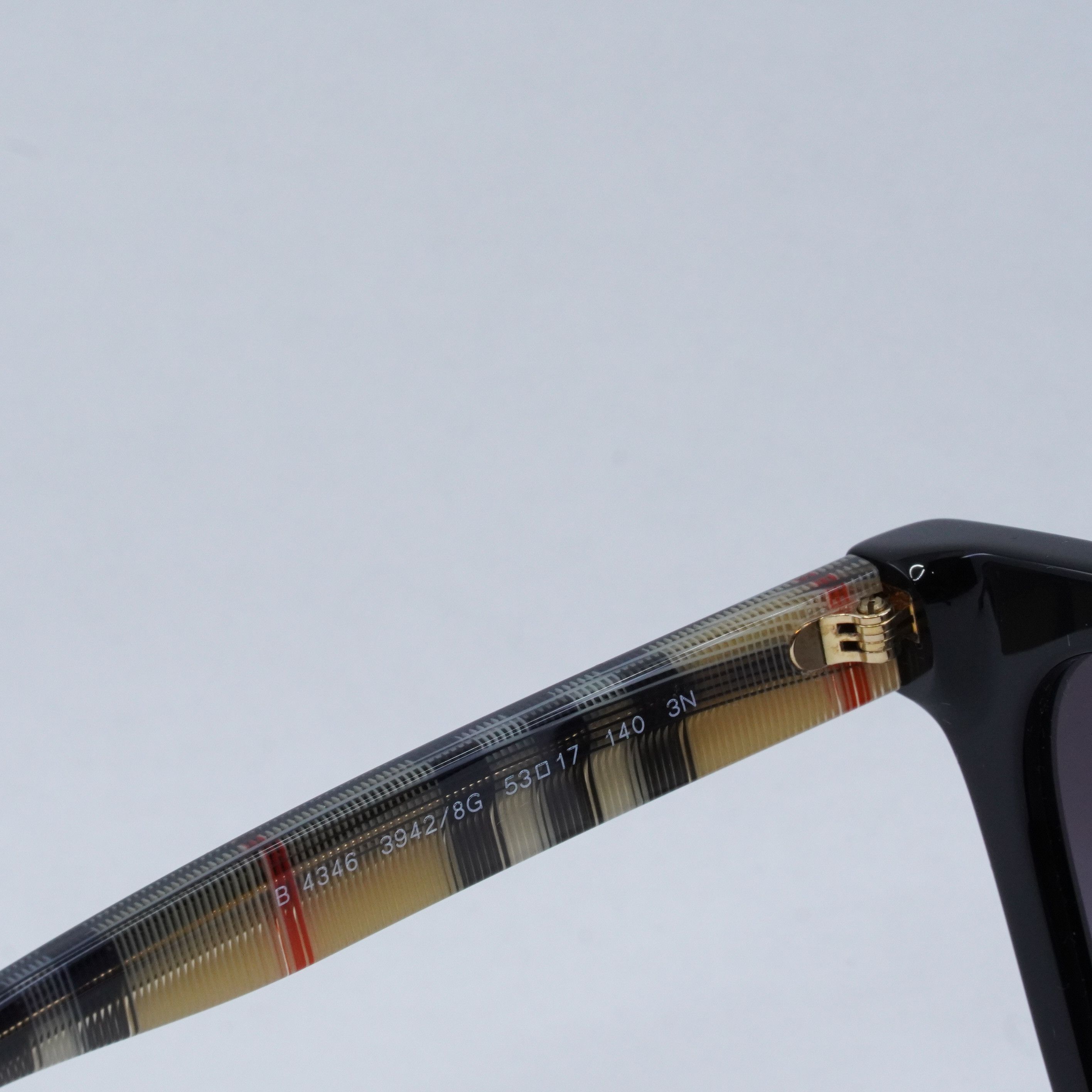 Burberry Burberry BE4346 394487 Elsa Sunglasses Vintage Check Cat Eye Size ONE SIZE - 9 Thumbnail