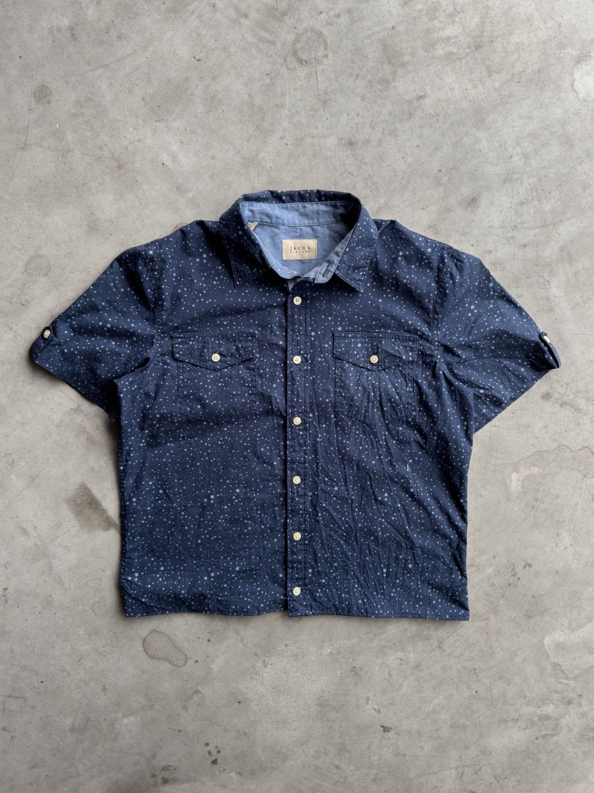 Other Cropped Polka Dot Button Down Shirt - S Size US S / EU 44-46 / 1 - 1 Thumbnail