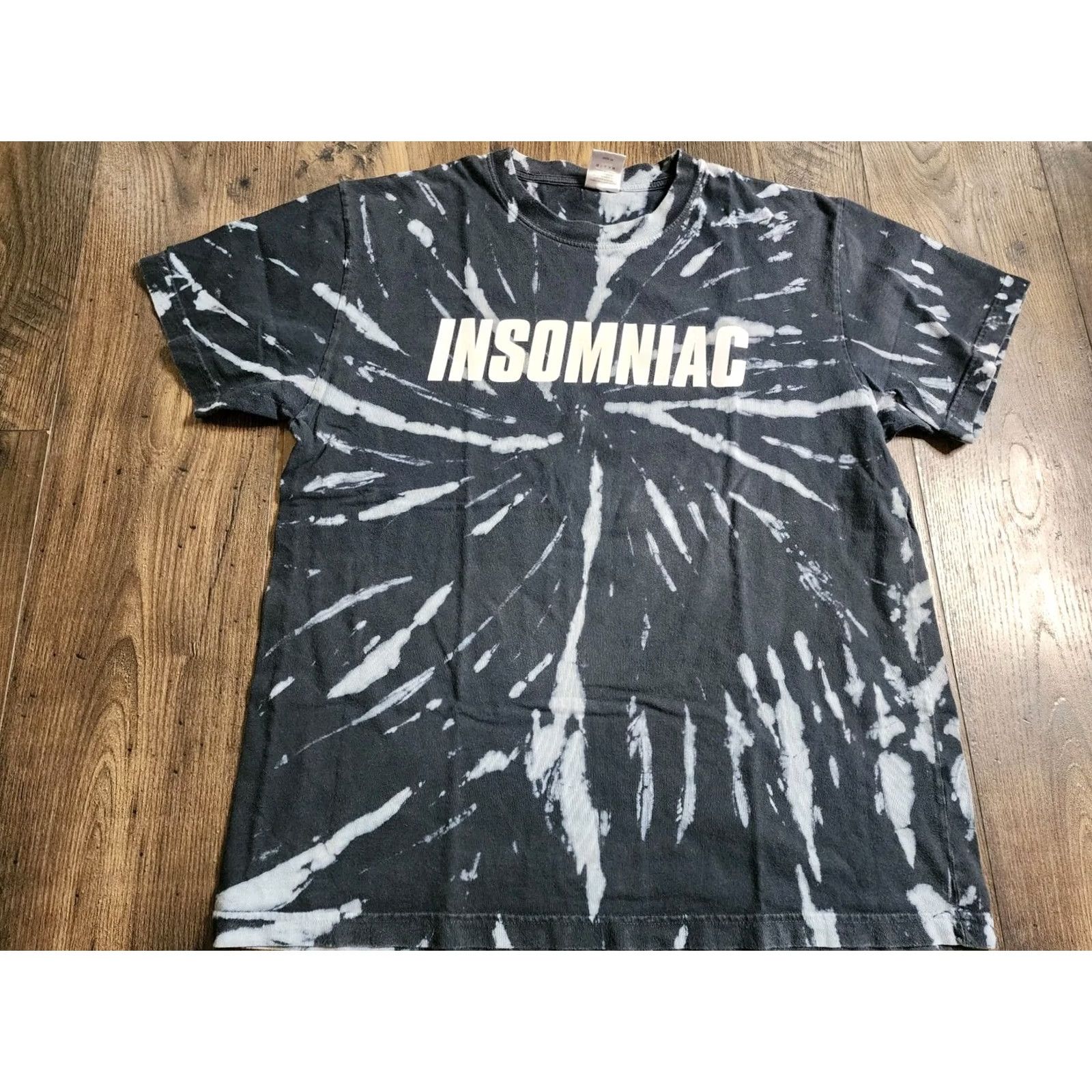 Vintage VINTAGE Insomniac T-Shirt Mens L Black Crew Neck Short Sleeve EDM Rave Music Limited Edition Size US L / EU 52-54 / 3 - 6 Thumbnail