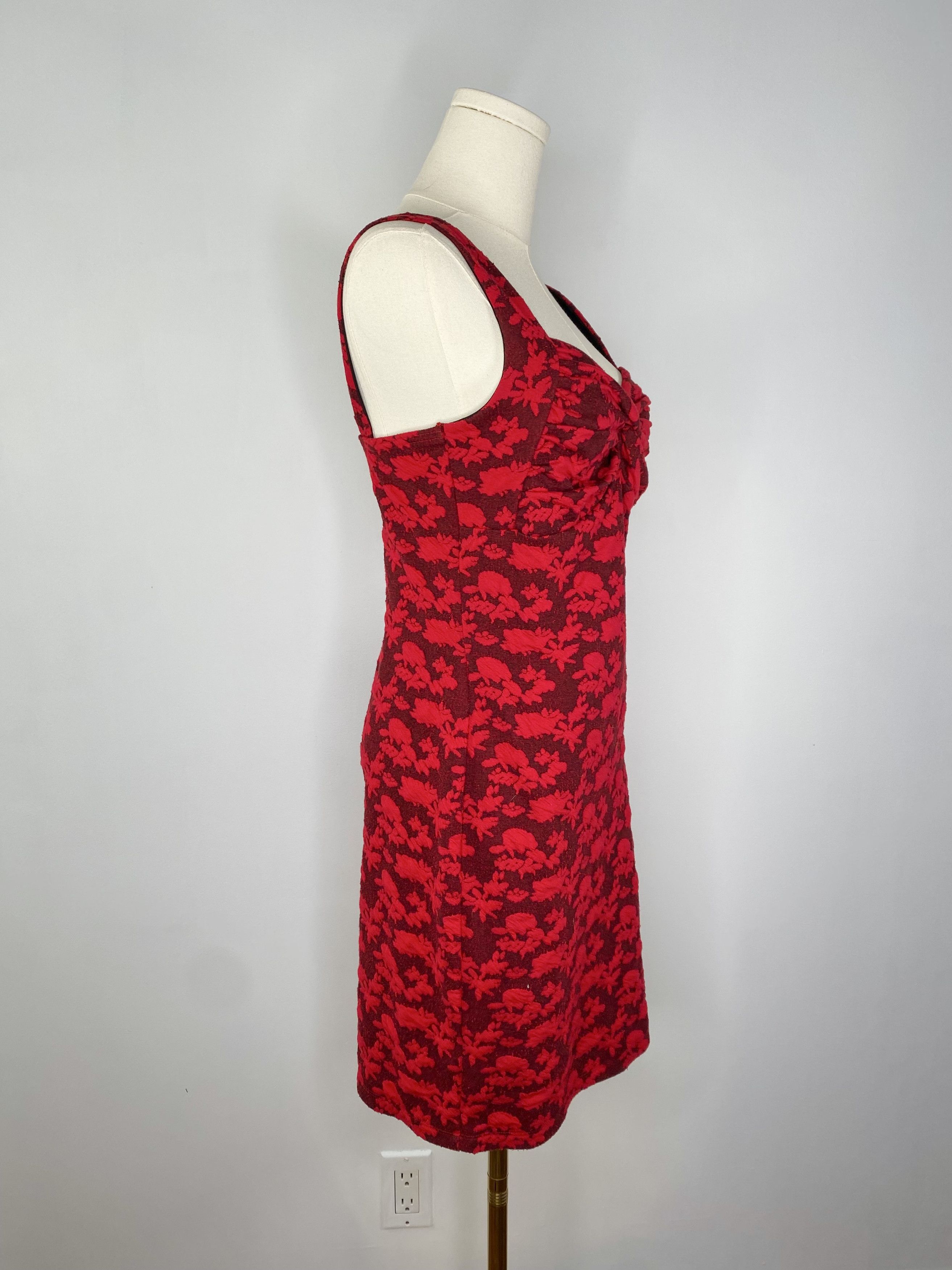 Dolls Kill Candie’s - Red Floral Pin-up Dress Size M / US 6-8 / IT 42-44 - 3 Thumbnail