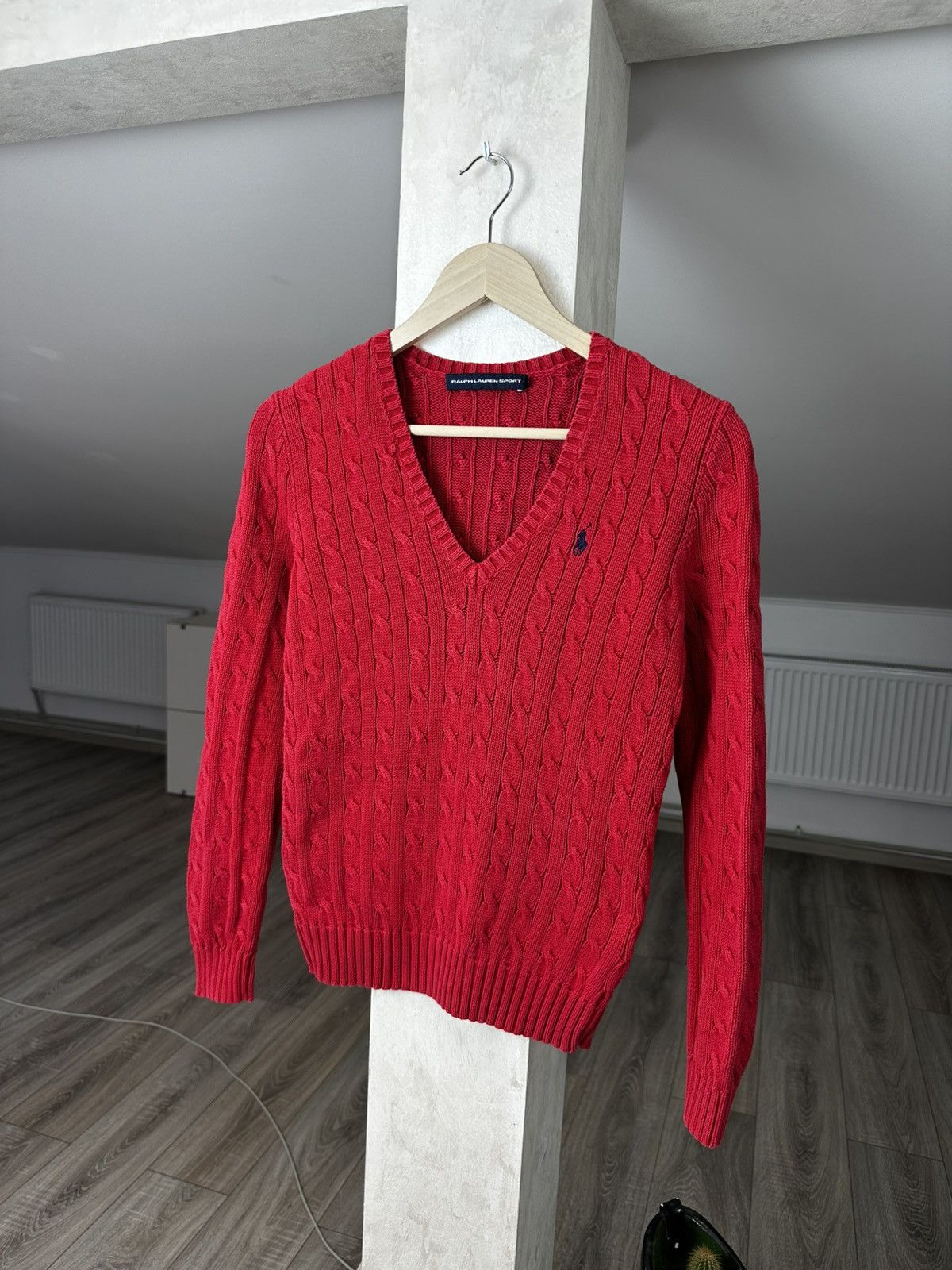 Polo Ralph Lauren Polo Ralph Lauren Cable Knit Cotton Sweater Size M / US 6-8 / IT 42-44 - 1 Thumbnail