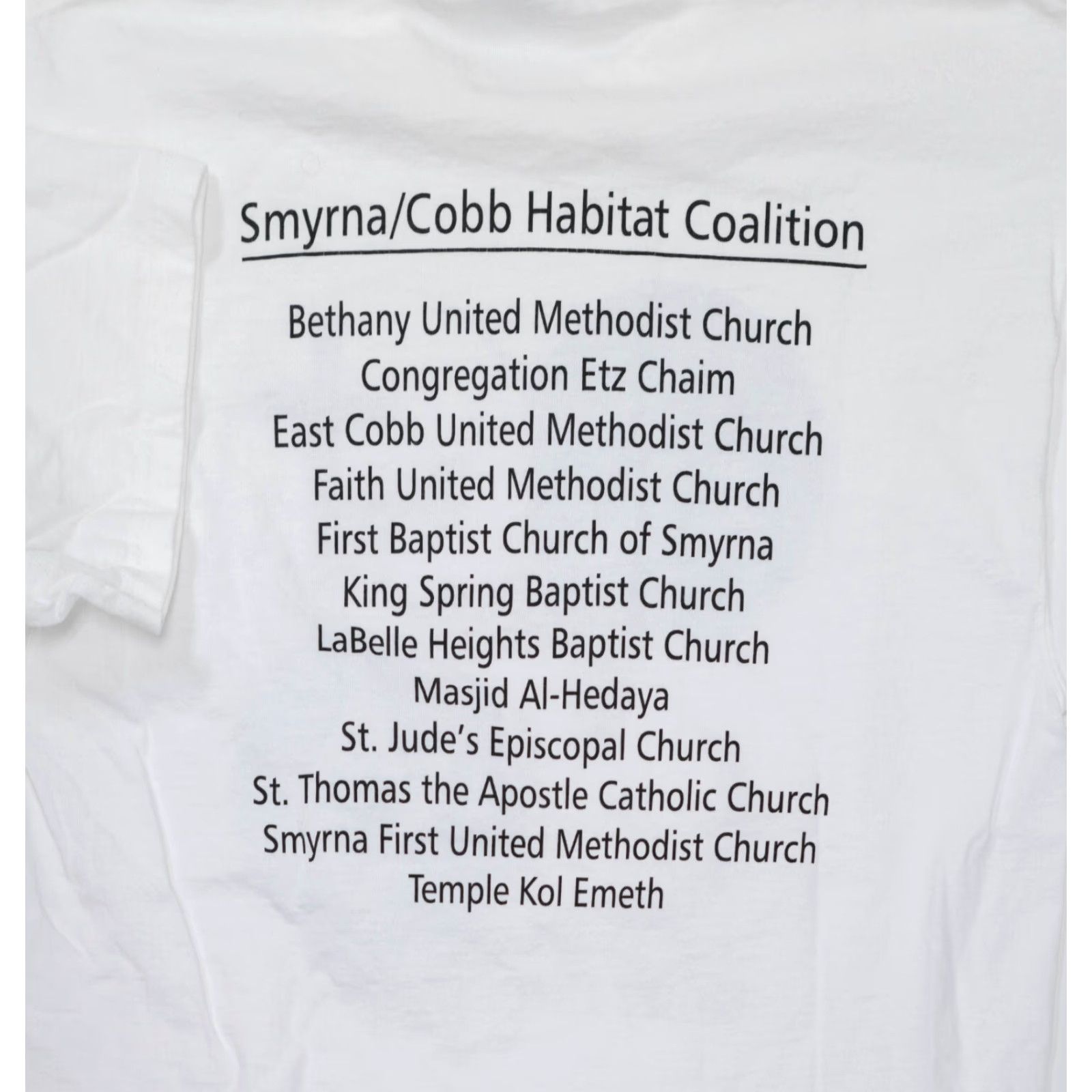 Fruit Of The Loom VINTAGE Fruit of the Loom Church T-Shirt White Size L Crew Neck Short Sleeve 1990s 80s USA Men Logo Print Cotton 21x28 Size US L / EU 52-54 / 3 - 5 Thumbnail