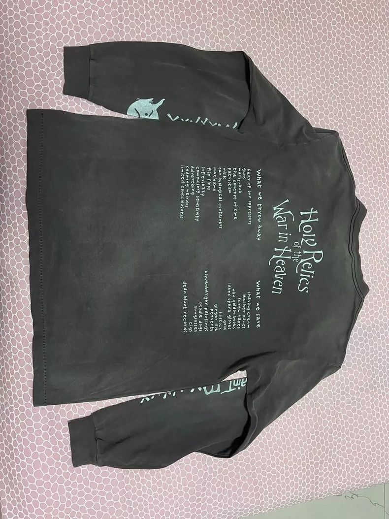Saint Michael Saint Michael The little devil printed the old round neck b Size US L / EU 52-54 / 3 - 2 Thumbnail