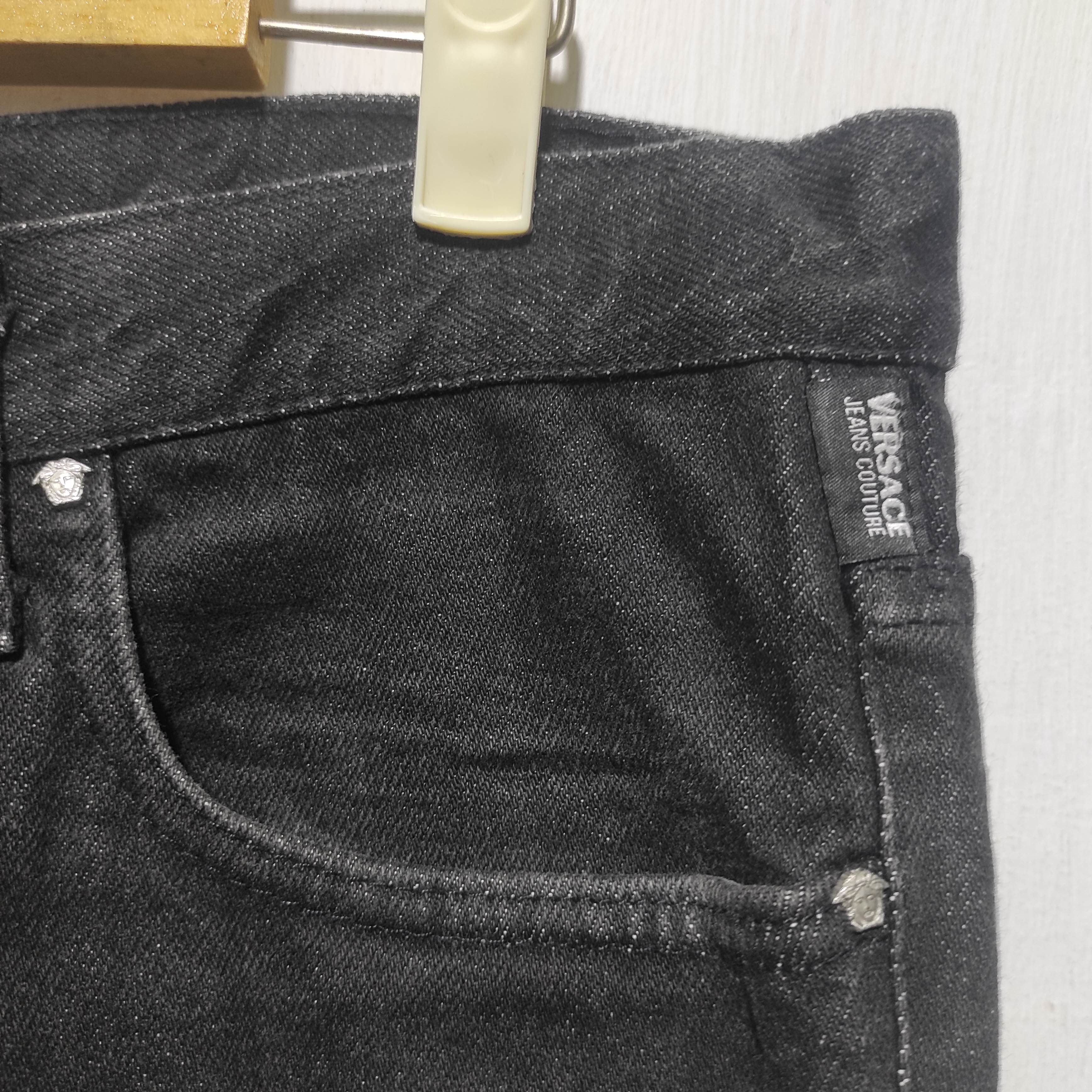 Versace Versace Jeans Couture Black Denim Size US 30 / EU 46 - 6 Thumbnail