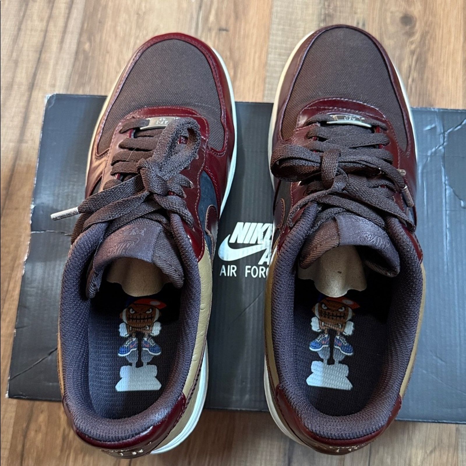 2009 Nike Air Force 1 Premium DJ Clark Kent East Vs West