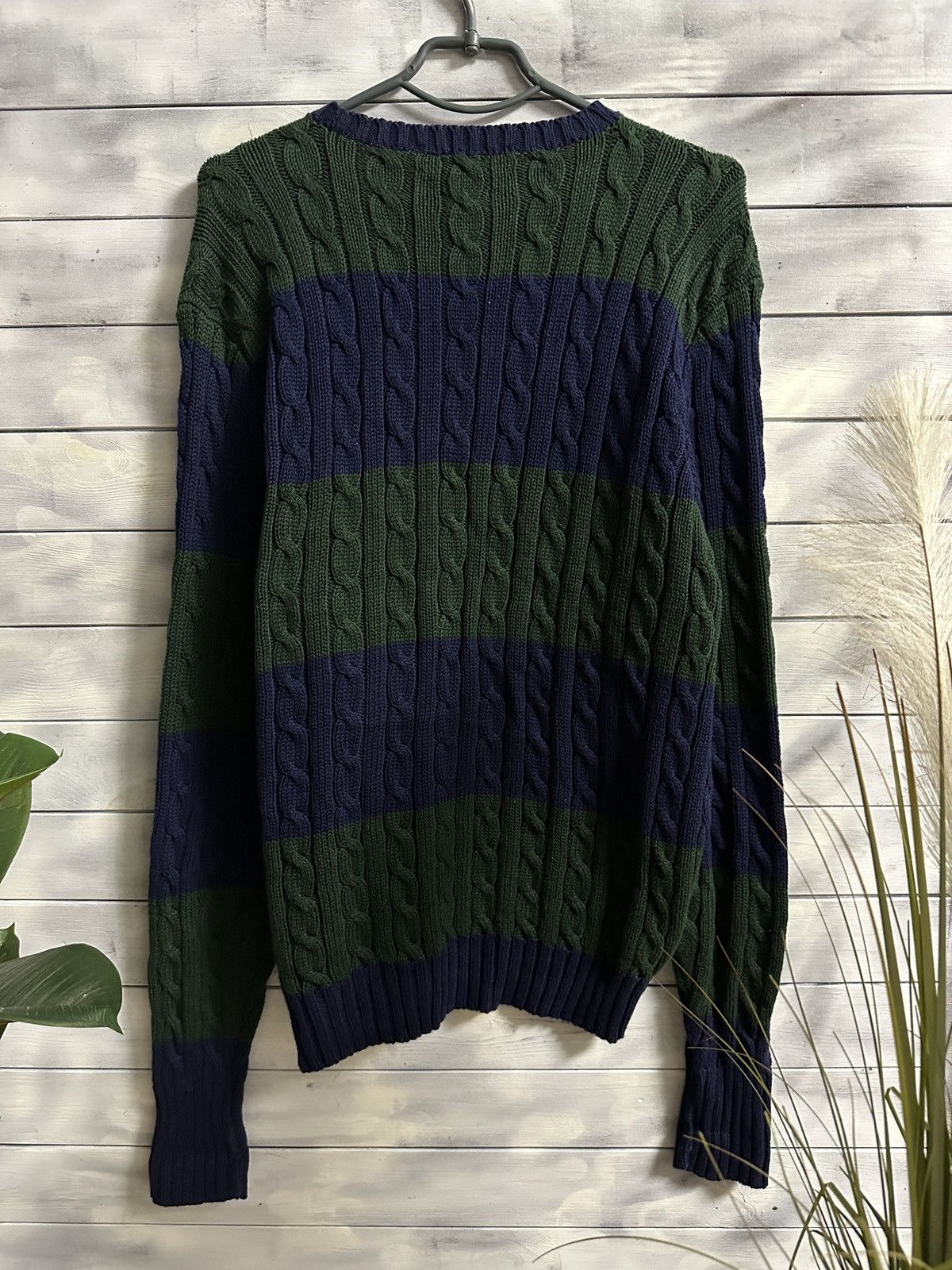 Polo Ralph Lauren Rare Vintage sweater Polo Ralph Lauren Purple Logo knitting Size US L / EU 52-54 / 3 - 6 Thumbnail