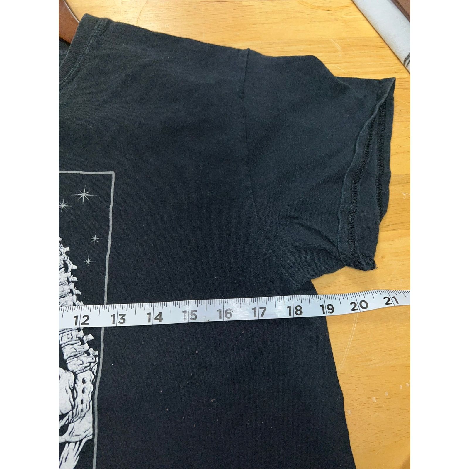The Unbranded Brand La Mort Shirt Skeleton XIII Sword Graphic Black Shirt Medium Size US M / EU 48-50 / 2 - 8 Thumbnail