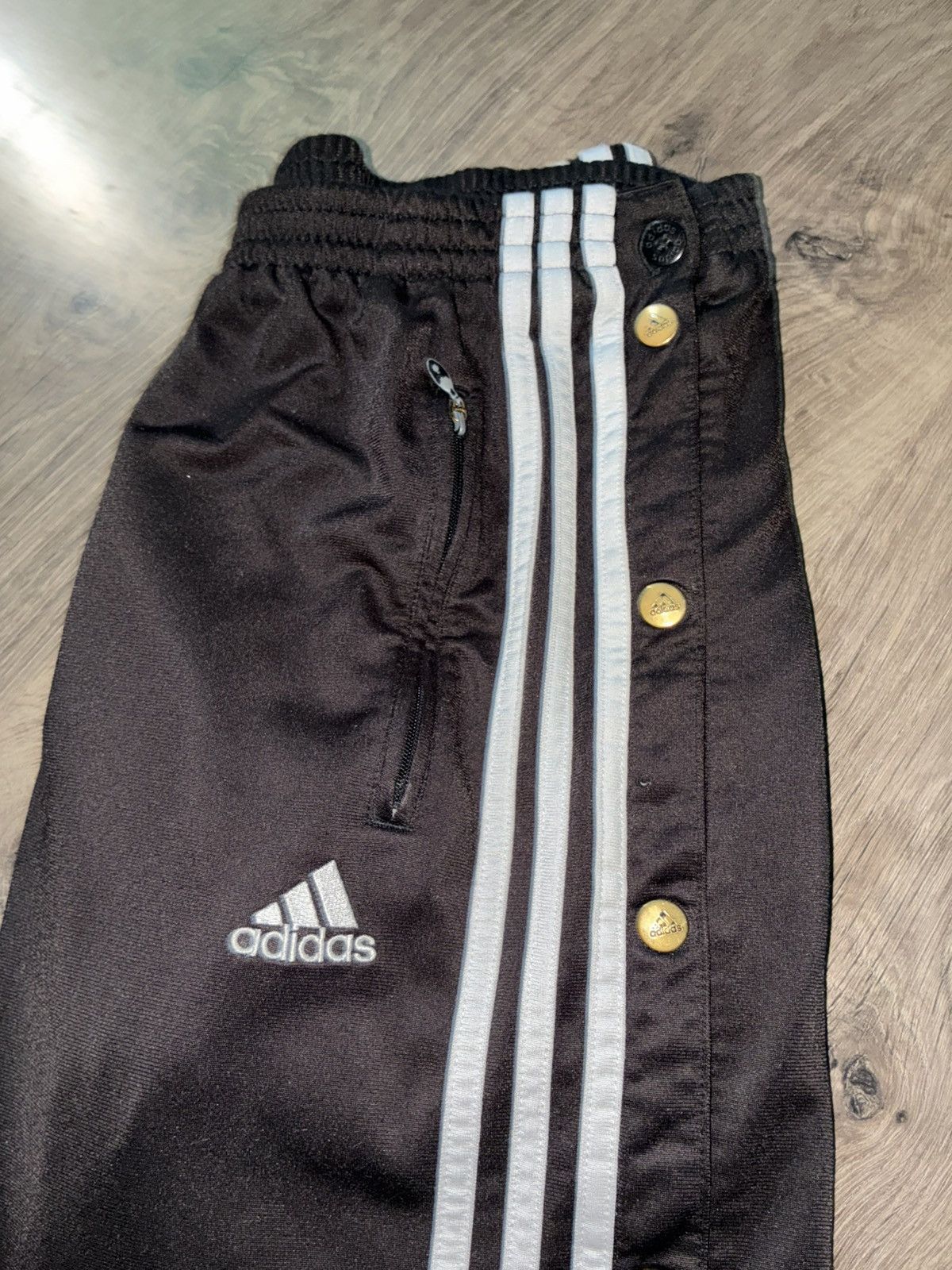 Adidas Adidas black tear away Size US 26 / EU 42 - 2 Thumbnail