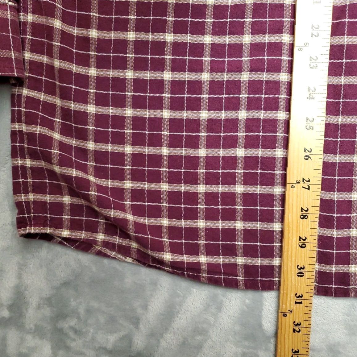 Wrangler Wrangler Shirt Mens 2XL Purple Plaid Long Sleeve Button-Up Western Cowboy Casual N/A Womens Mens Girls Size US XXL / EU 58 / 5 - 7 Thumbnail