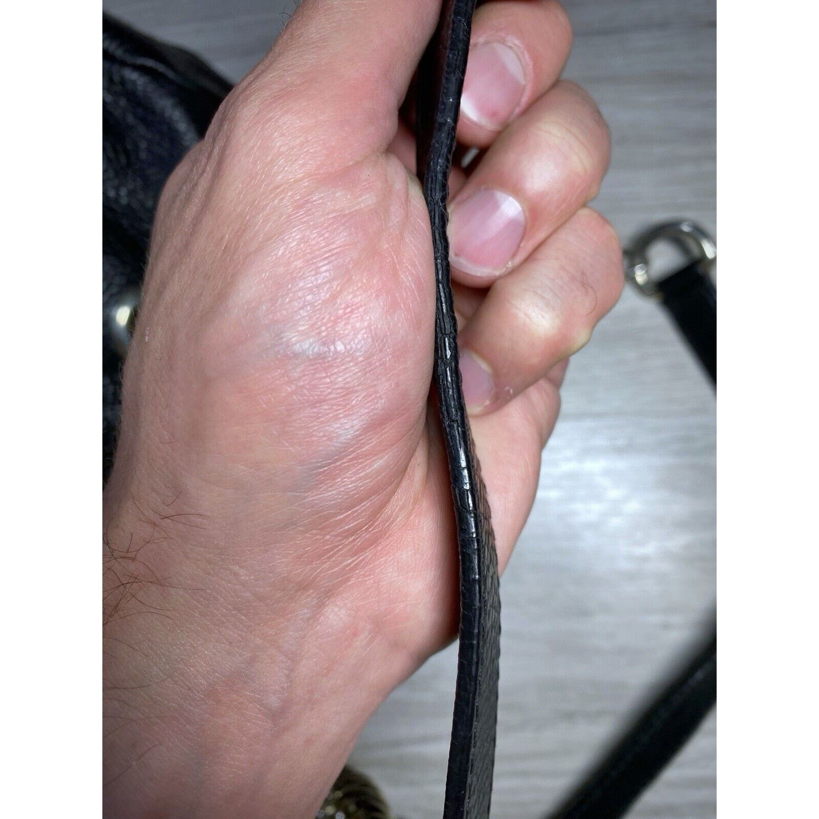 Versace × Versace Jeans Couture Versace Collection Leather Shoulder bag Black Made In Italy Size ONE SIZE - 10 Thumbnail