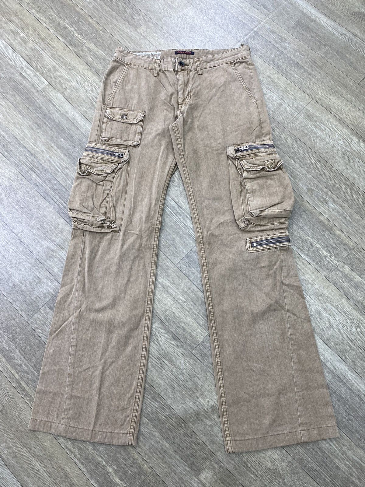 Hysteric Glamour 2000s Surplus Made In Nippon 3D Pocket Bondage Cargo Pants Size US 30 / EU 46 - 1 Thumbnail