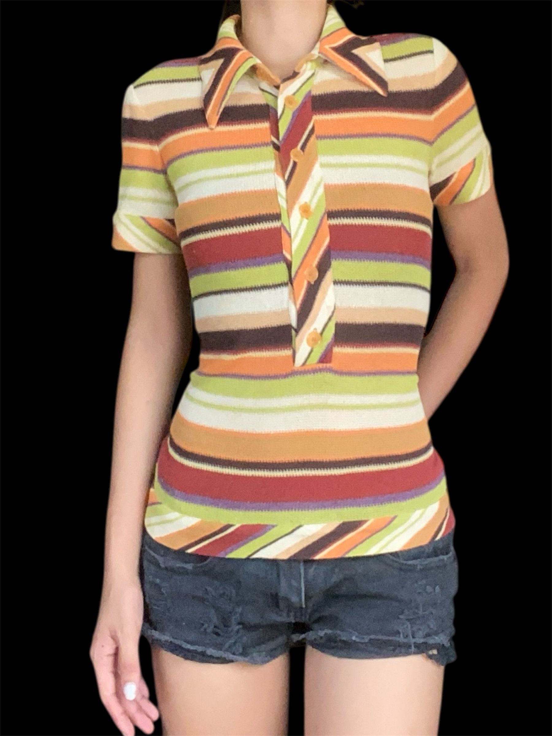 Missoni Missoni Multi Color Knits Polo Shirt Size M / US 6-8 / IT 42-44 - 8 Thumbnail