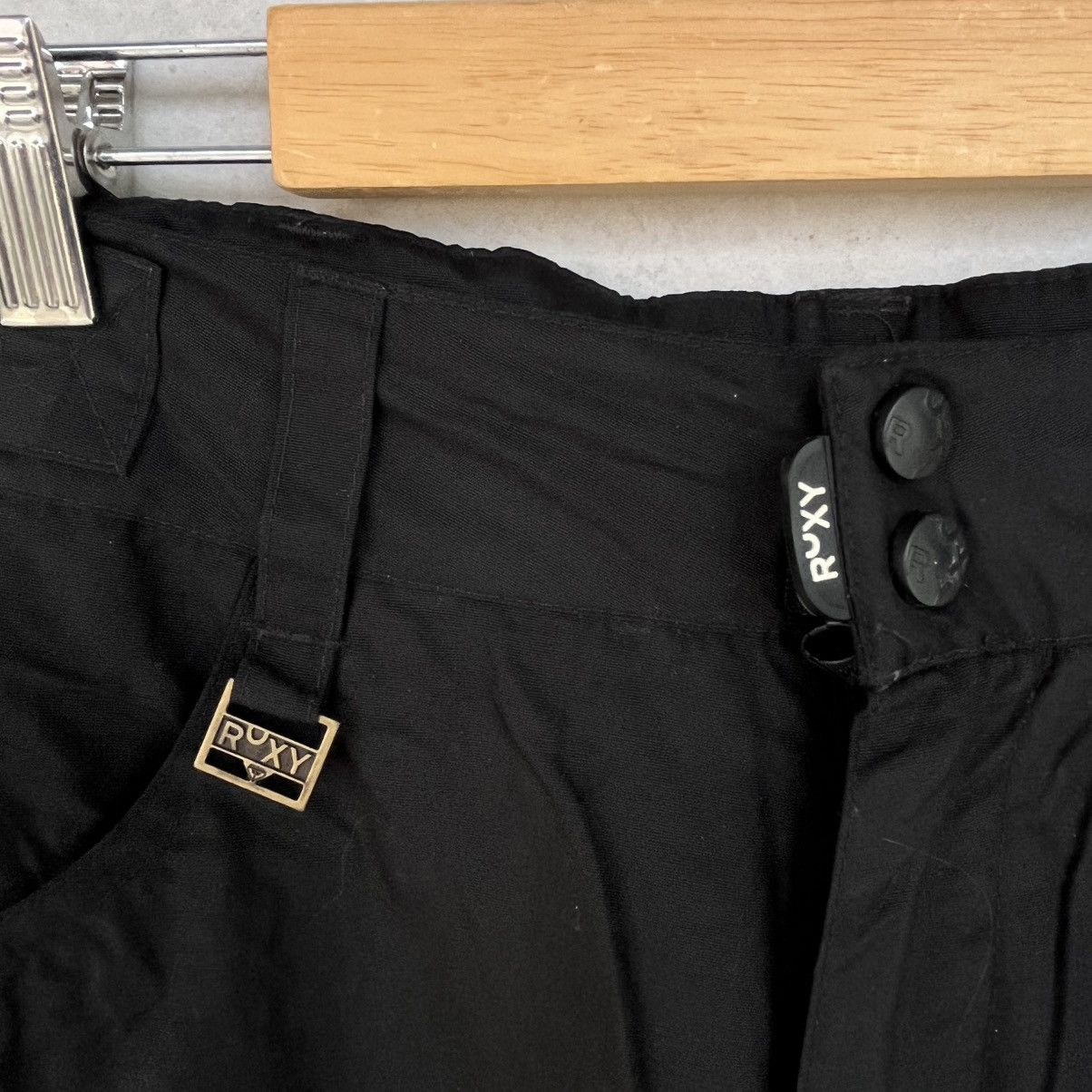 Other Vintage Roxy Black Snow Pants With Size S W15 L31 Size US 26 / EU 42 - 5 Thumbnail