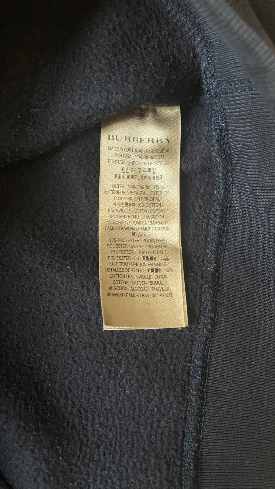 Burberry Sweat bleu marine burberry Size US XS / EU 42 / 0 - 5 Thumbnail