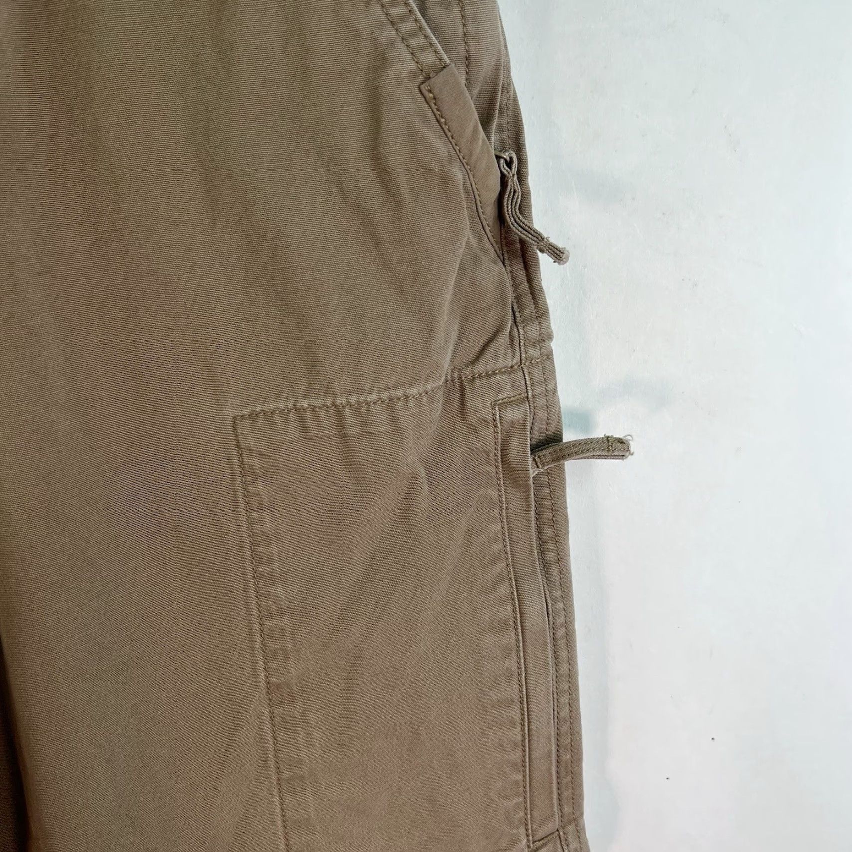 Vintage 5.11 Tactical Pants Cargo Zip Pockets Men’s Size 34 X30 Tan Elastic Waist Mens Size US 34 / EU 50 - 2 Thumbnail