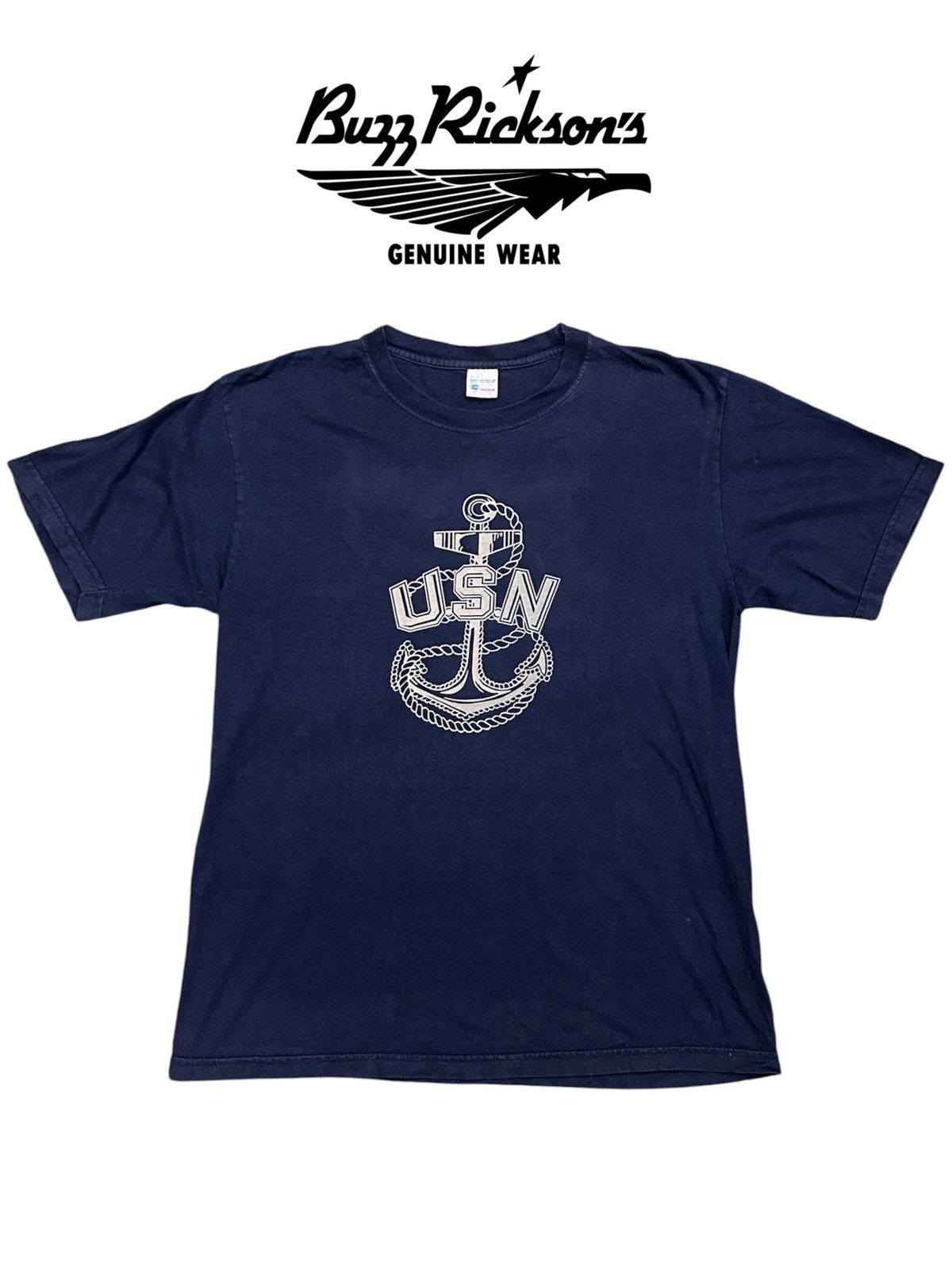 Buzz Rickson's Vintage Buzz Rickson’s USN Made in USA T-Shirt Size US L / EU 52-54 / 3 - 1 Thumbnail