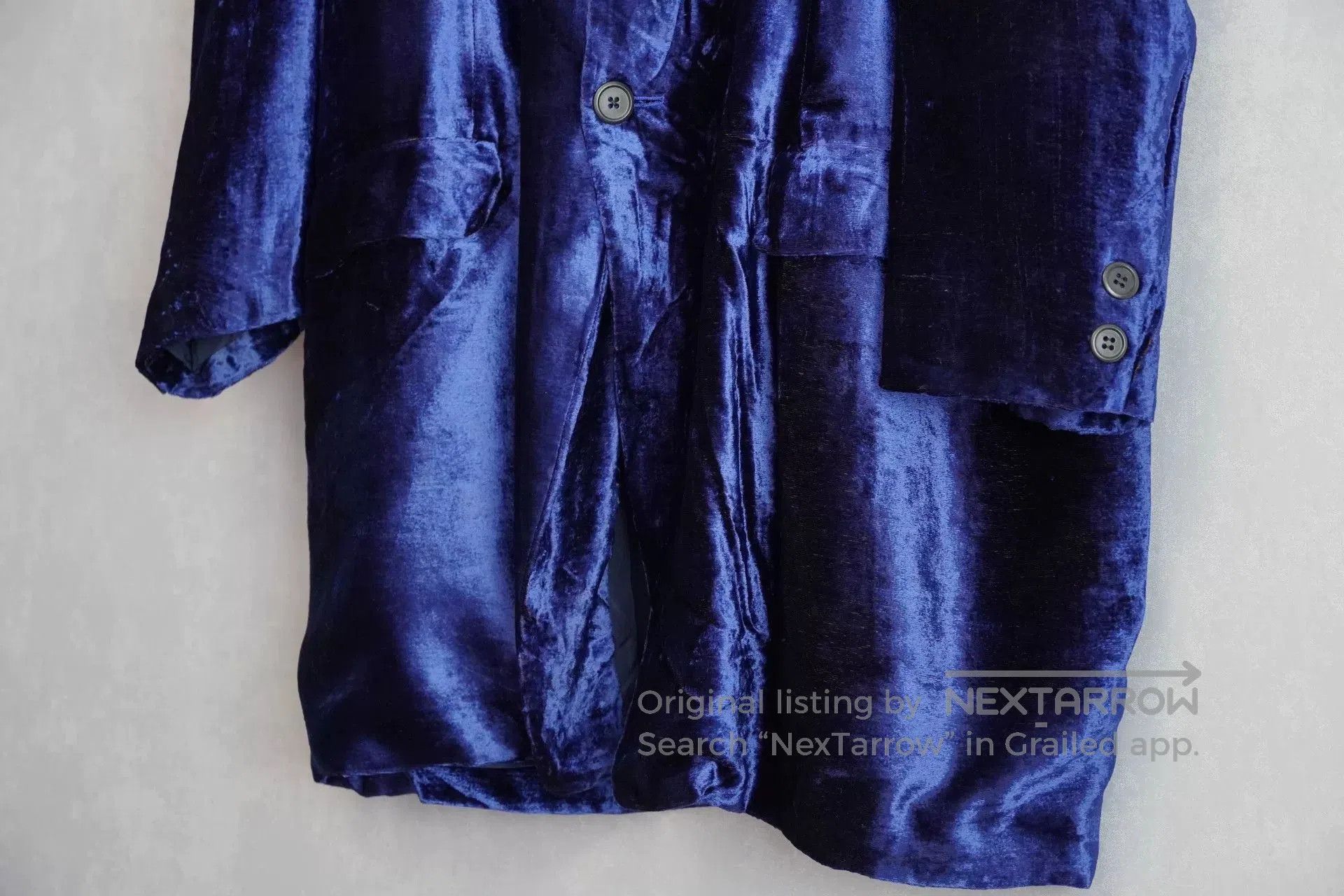 Yohji Yamamoto yohji yamamoto blue velvet jacket. Size US M / EU 48-50 / 2 - 5 Thumbnail