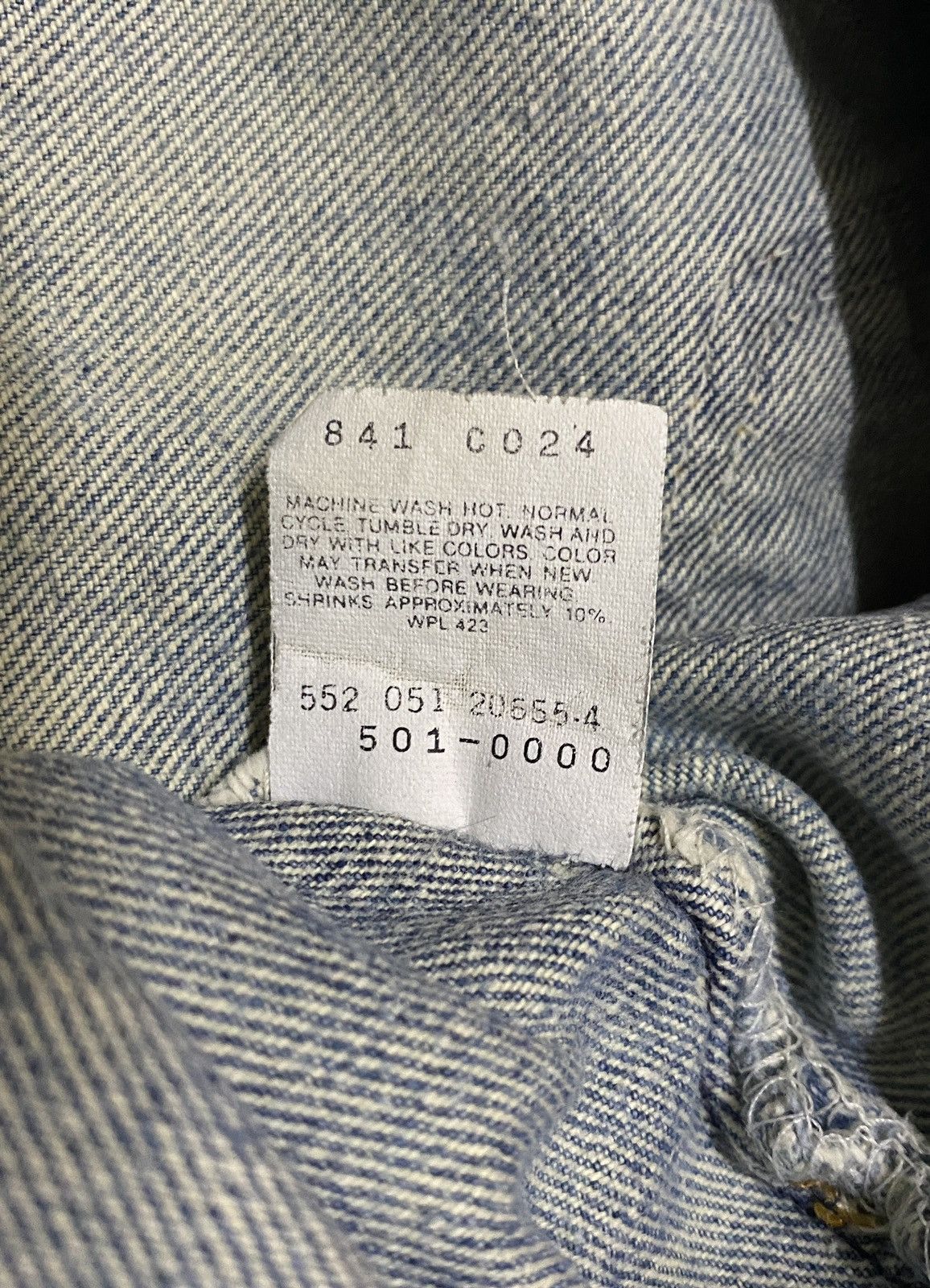 Levi's Vintage Brand Levi’s Made In Usa Patchwork Jeans 1990s Size US 35 - 9 Thumbnail