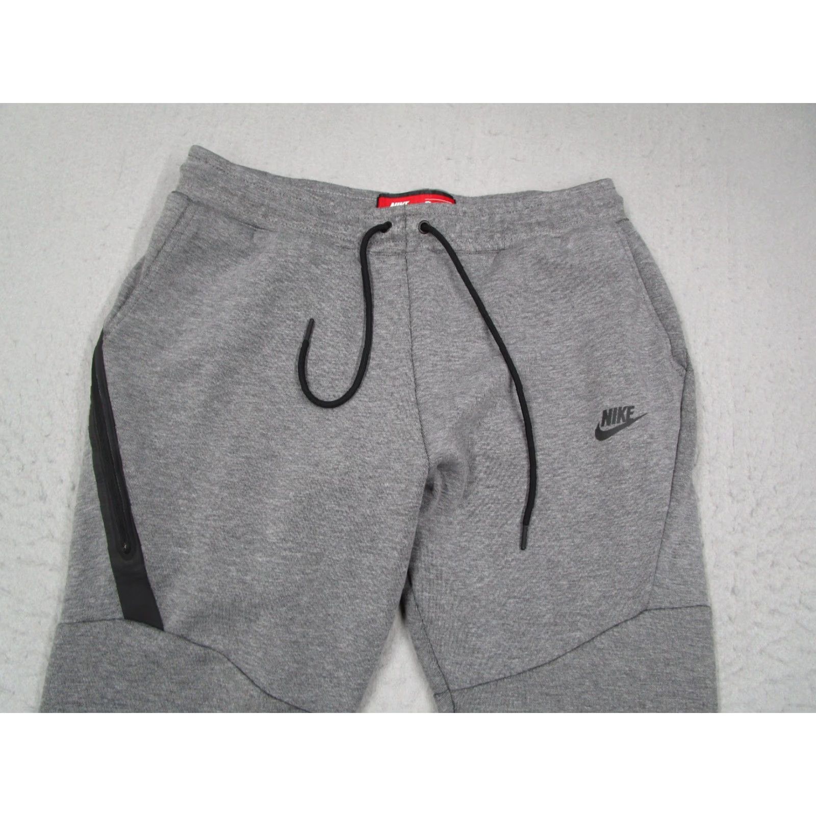 Nike Nike Tech Fleece Joggers Mens XL Gray - 30x26 Cropped Tapered Pockets Casual Activewear Size US 33 - 2 Thumbnail
