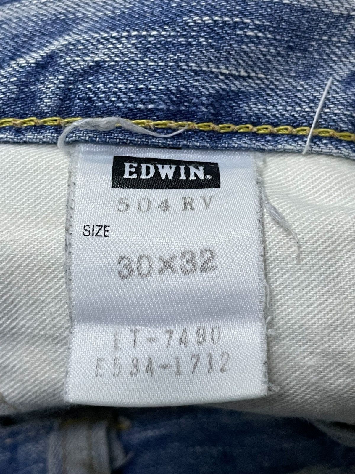 Edwin Edwin 504 Stone Light Wash Distressed Size US 33 - 18 Thumbnail