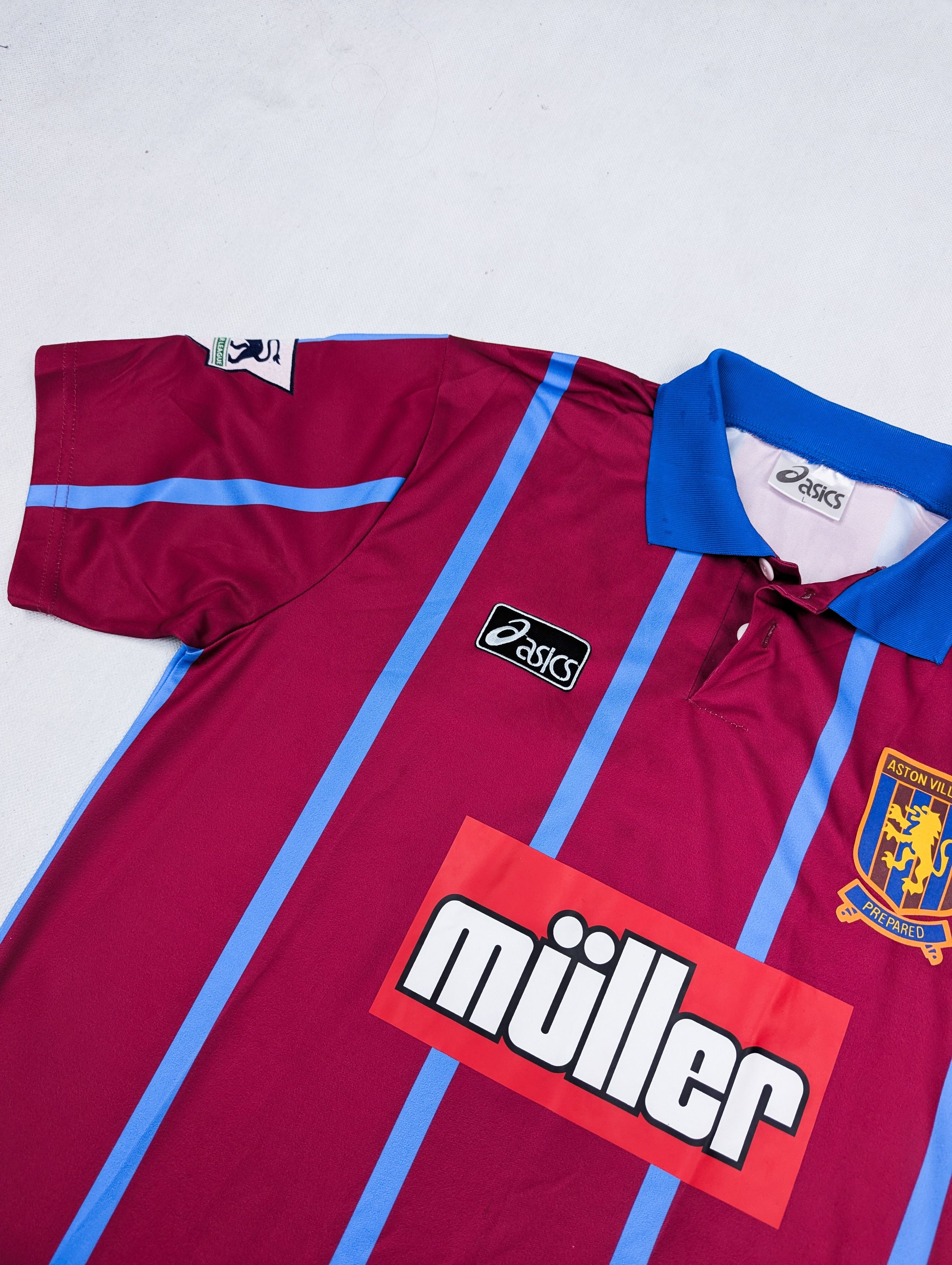 Asics Aston Villa McGrath soccer football tshirt shirt jersey Size US L / EU 52-54 / 3 - 3 Thumbnail