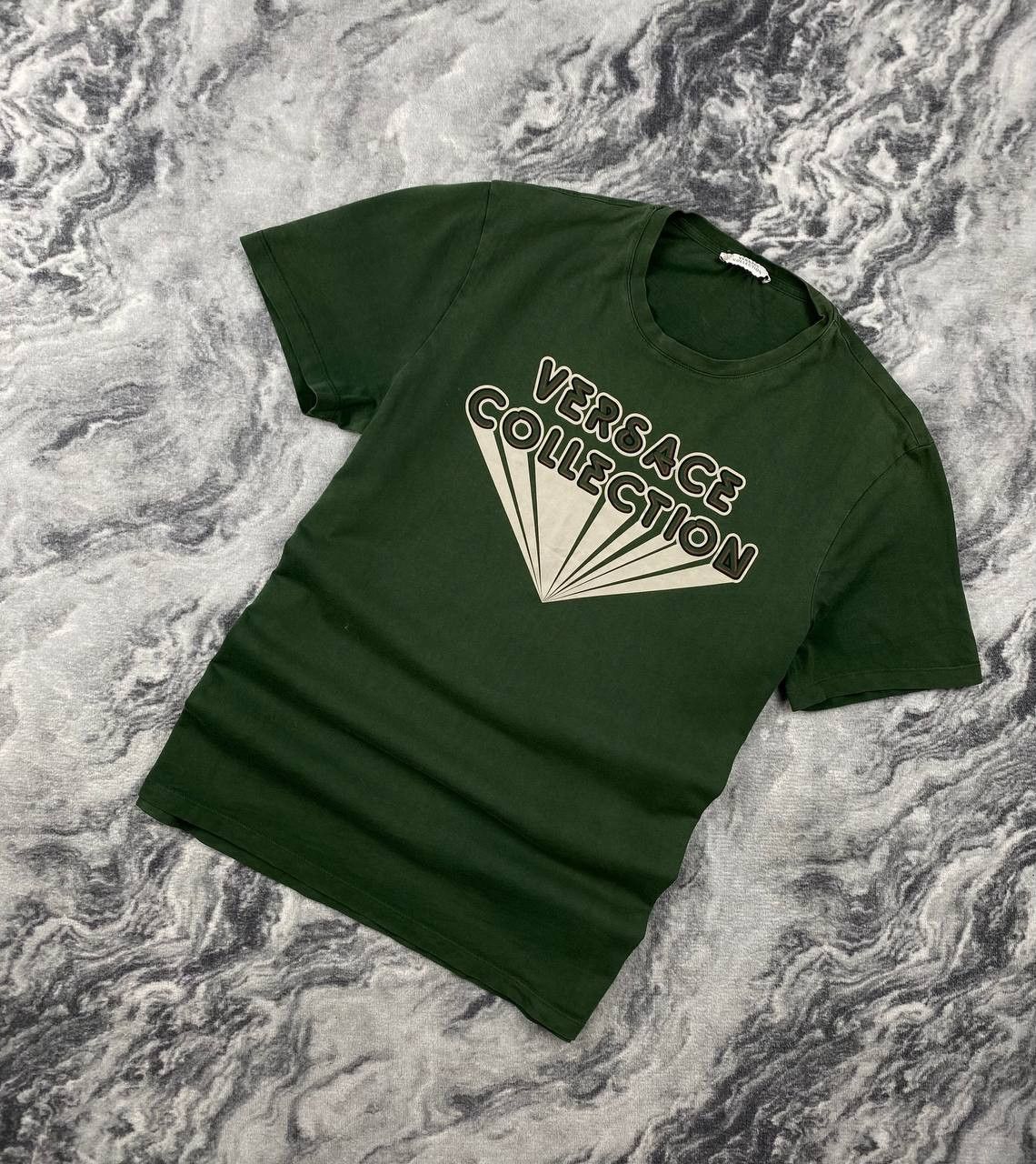 Versace Versace Collection T-Shirt Big Logo Men Size L Green Size US L / EU 52-54 / 3 - 1 Thumbnail
