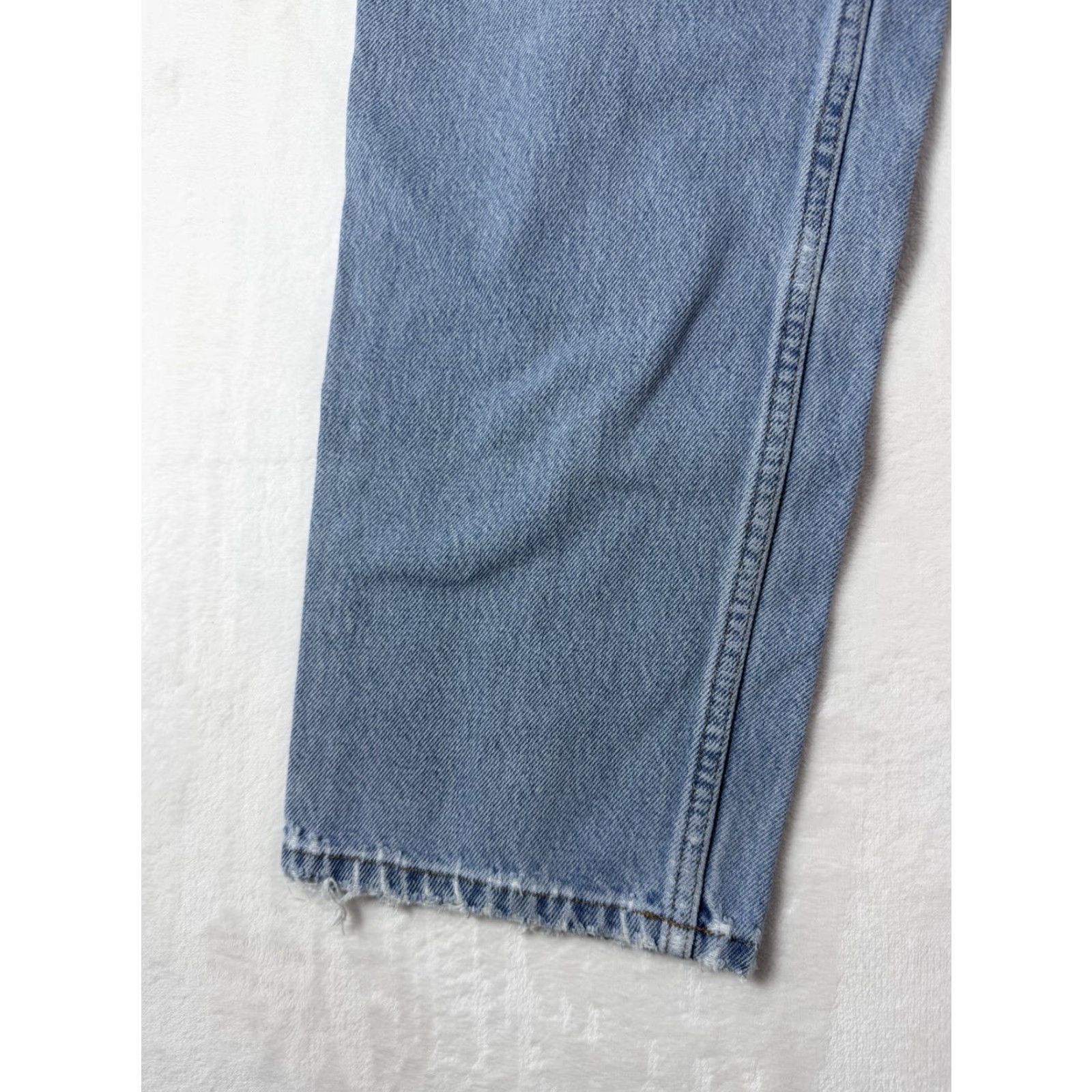 Vintage VINTAGE L.L.Bean Jeans Men Relaxed Fit 32x30 Blue Denim Workwear Straight 5-Pocket Distressed Pockets Logo Reg- Regular Mens Size US 32 / EU 48 - 3 Thumbnail