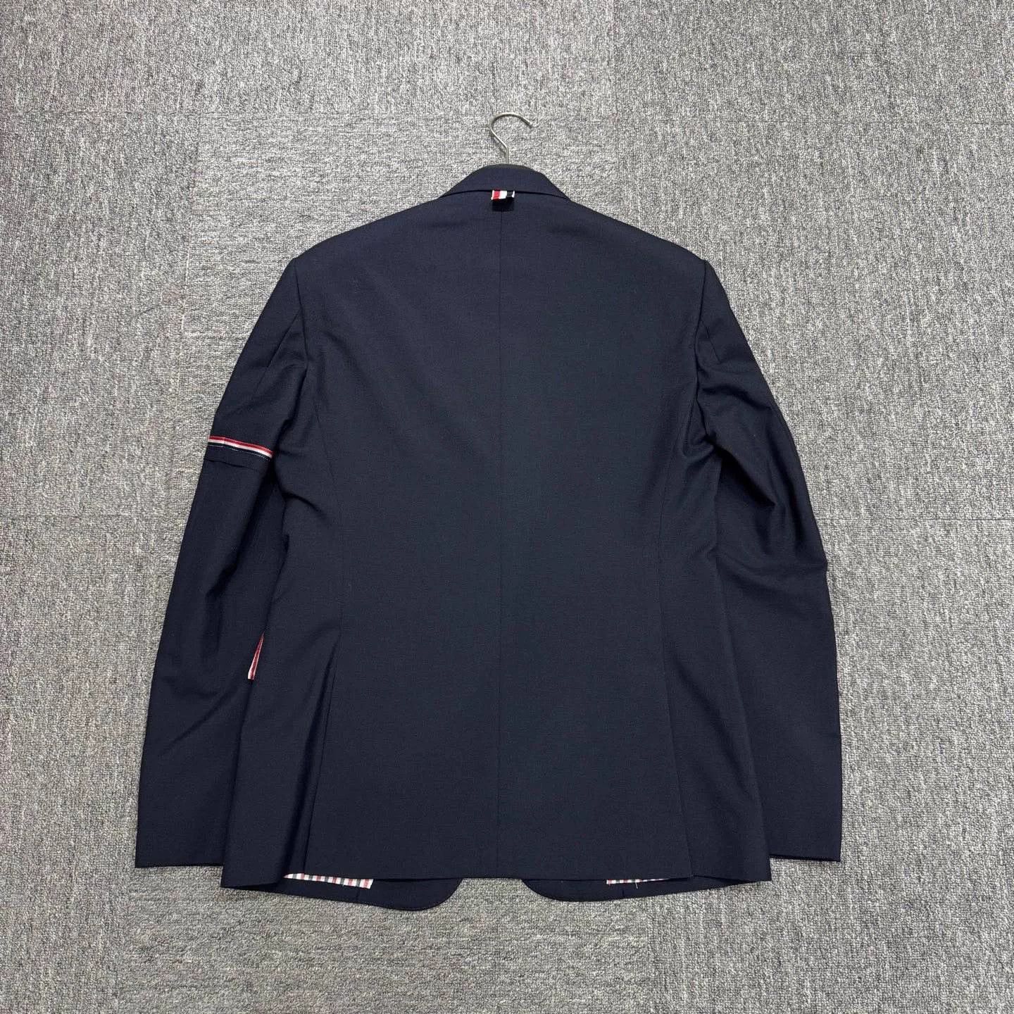 Thom Browne thom browne navy stripe blazer jacket. Size US M / EU 48-50 / 2 - 2 Thumbnail