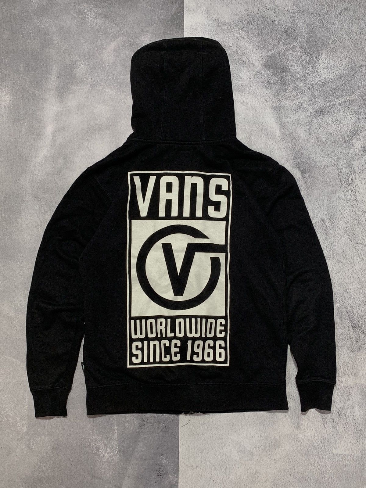 Vans × Vintage Vintage Y2K Vans zip hoodie big logo streetwear size XS Size US XS / EU 42 / 0 - 1 Thumbnail