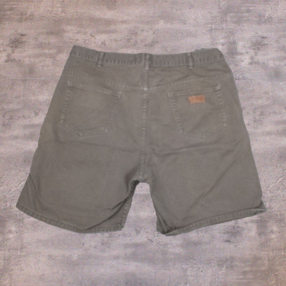 Denver Hayes × Vintage Vintage 1990’s Denver Haynes Baggy Denim Olive Green Shorts Size US 36 / EU 52 - 2 Thumbnail