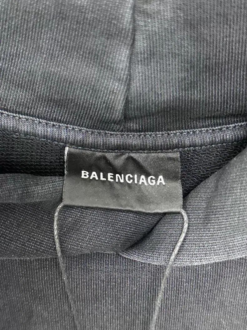 Balenciaga Balenciaga Back Crystal Hoodie Size US S / EU 44-46 / 1 - 3 Thumbnail