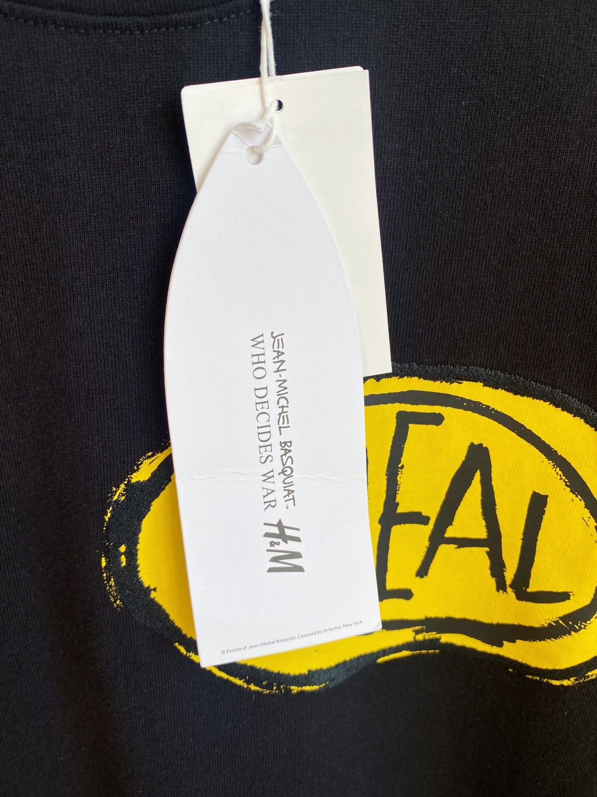 H&M × Jean-Michel Basquiat × Who Decides War WHO DECIDES WAR x BASQUIAT x H&M RELAXED FIT COTTON T-SHIRT Size US S / EU 44-46 / 1 - 11 Thumbnail